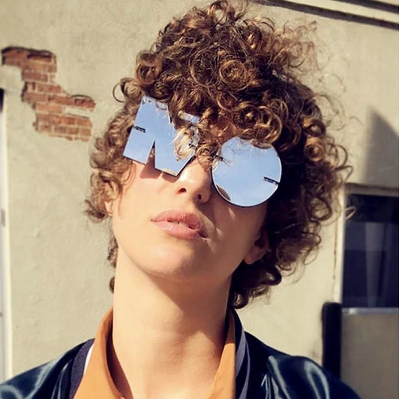 VIBE Future Street ins style custom avant-garde sunglasses Size ONE SIZE - 1 Thumbnail