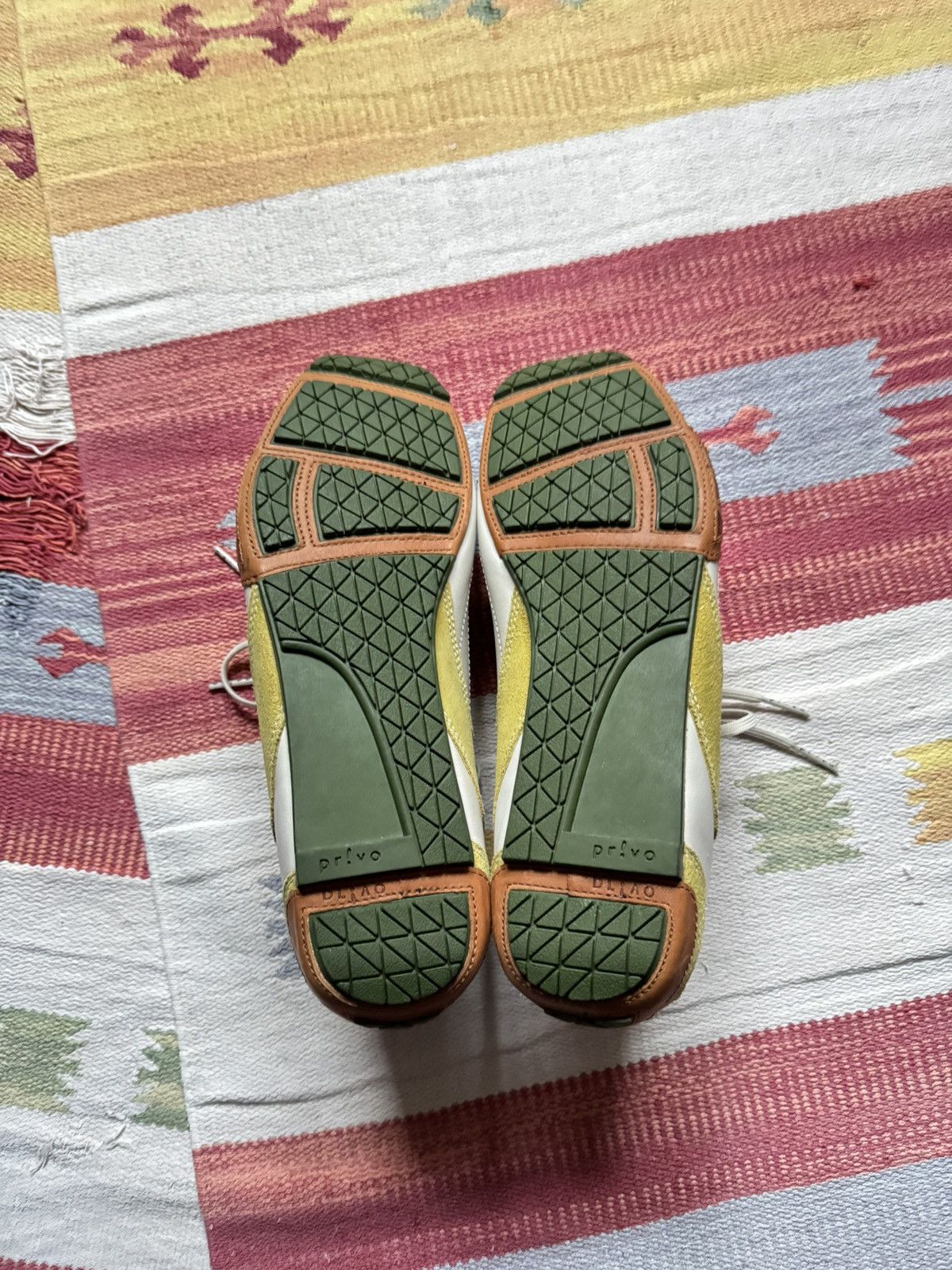 Clarks Vintage 00’s Clarks Privo y2k Japanese Low Leather Sneakers Size US 11.5 / EU 44-45 - 8 Thumbnail