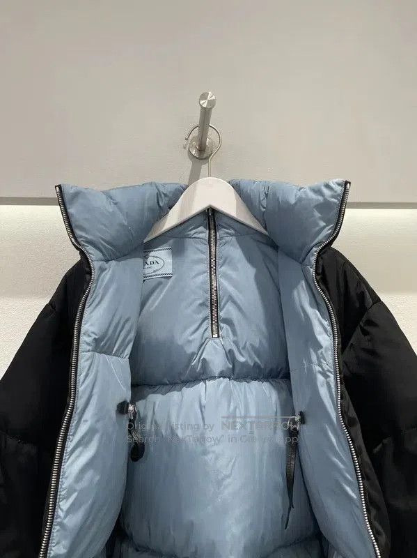Prada Prada Classic Black Long Puffer Jacket. Size US M / EU 48-50 / 2 - 7 Thumbnail