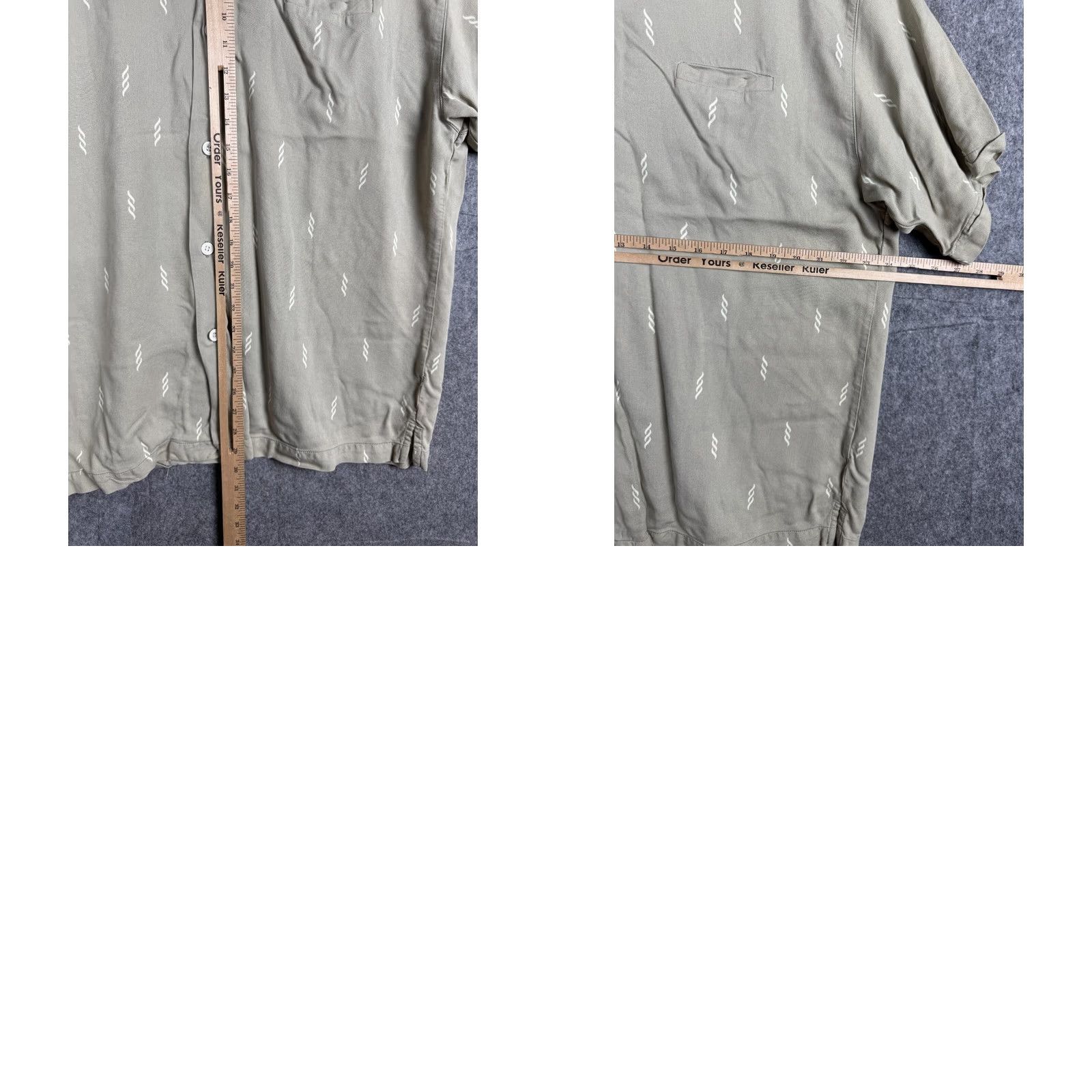 Quiksilver VINTAGE Quiksilver Shirt Mens XL Beige Button-Up Beach Surfer Loop Collar USA Size US XL / EU 56 / 4 - 8 Thumbnail