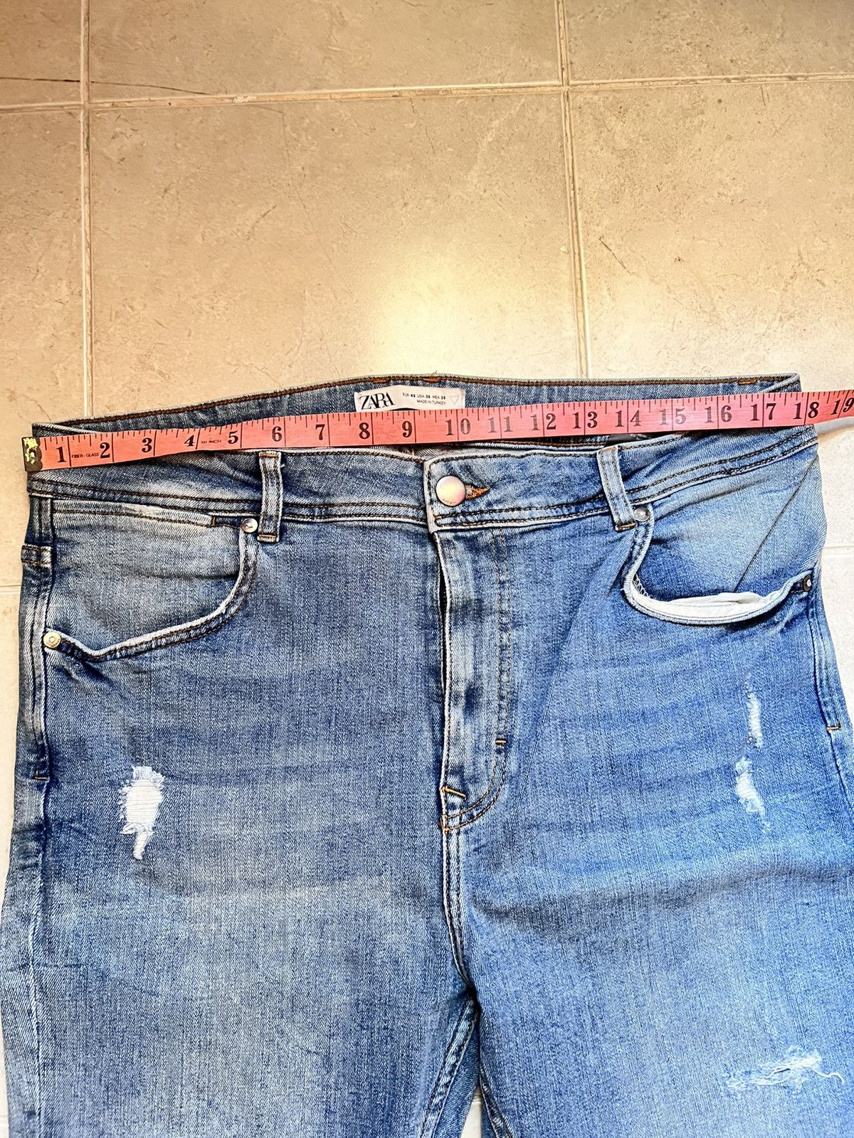 Vintage × Zara ZARA MAN Denimwear Jeans Size US 36 / EU 52 - 4 Thumbnail