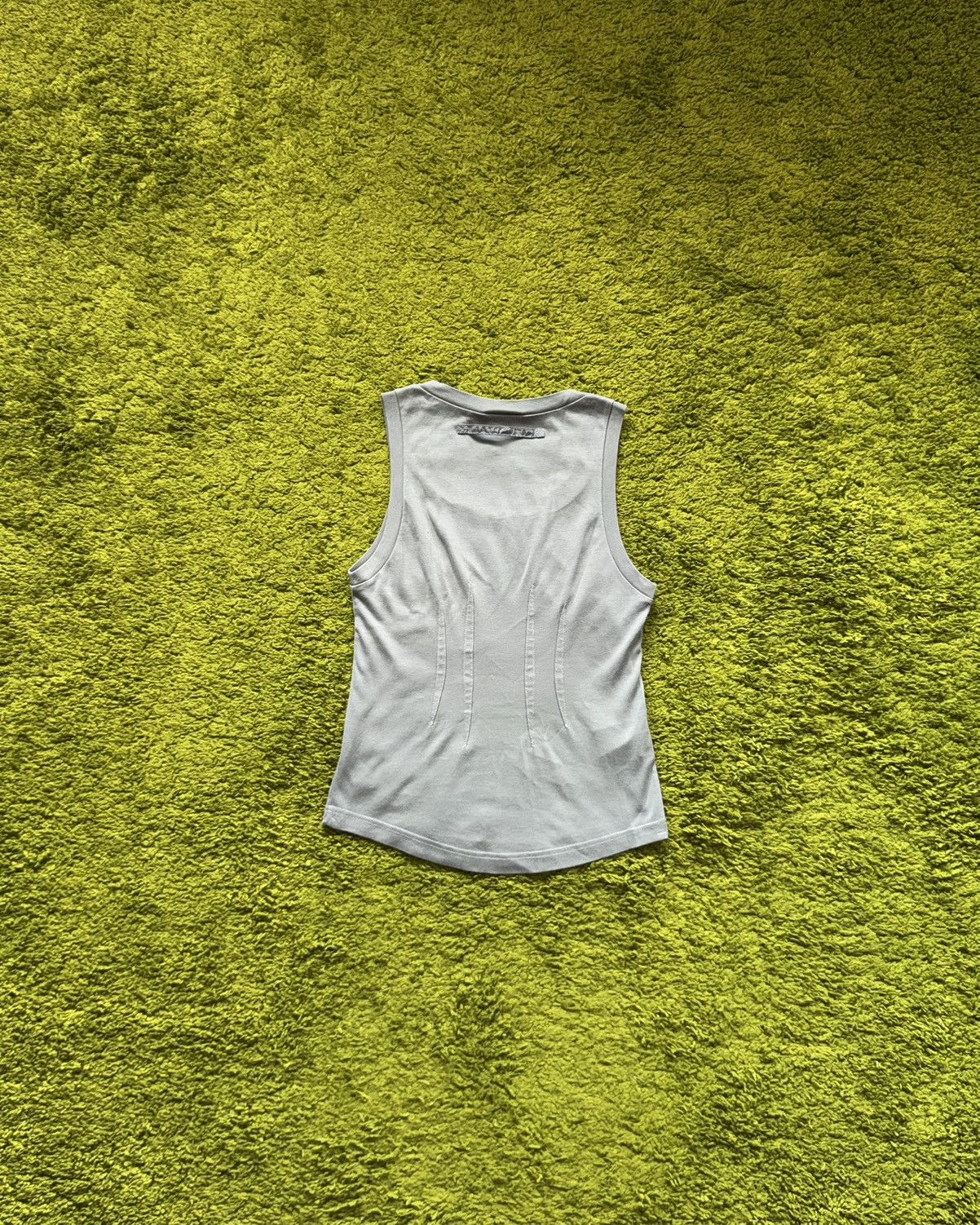 Prada Prada red tab 2000s vintage luxury sun faded tank top Y2K Size S / US 4 / IT 40 - 2 Thumbnail
