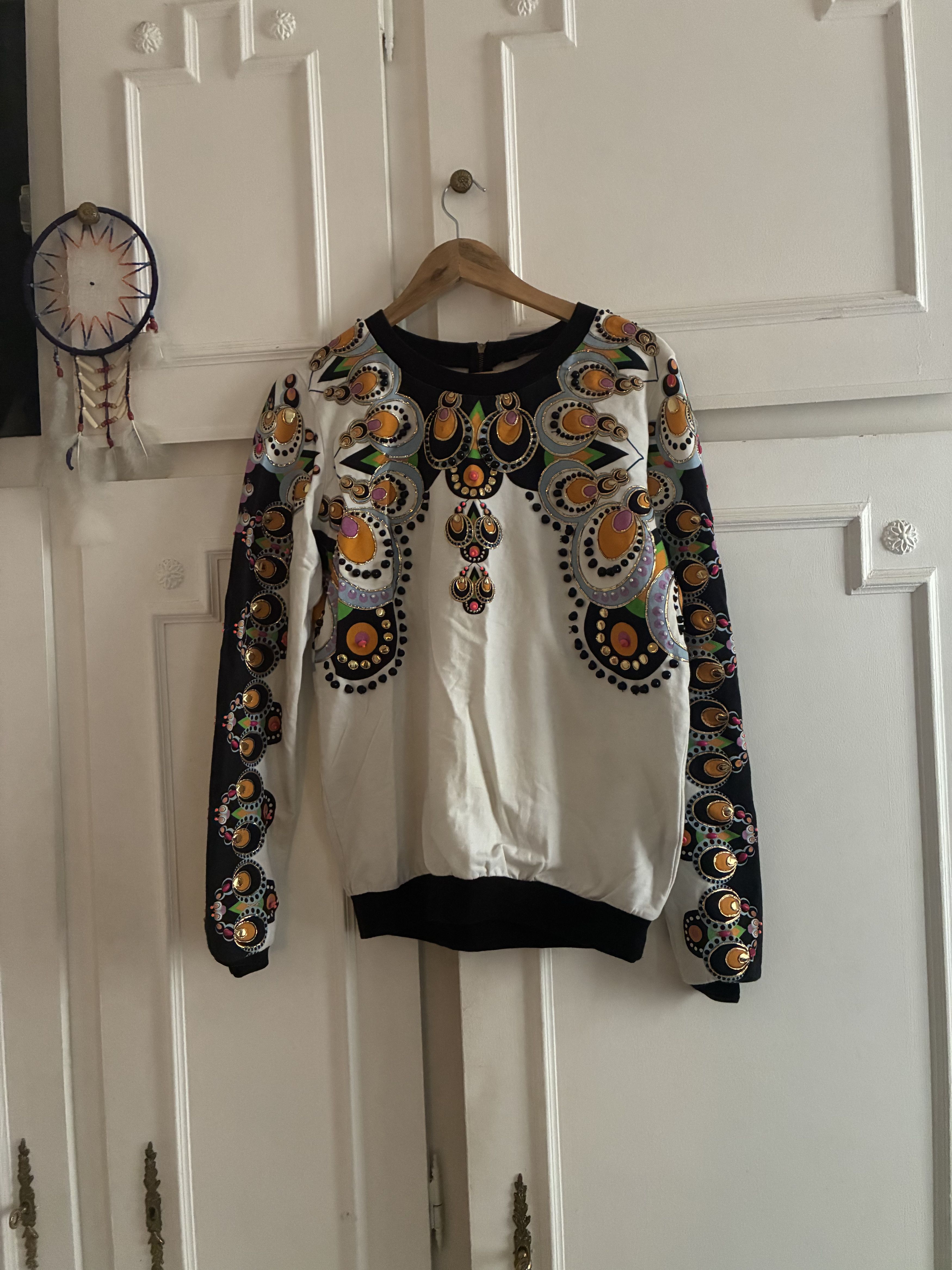Manish Arora Embroidered Luxury Sweatshirt Size S / US 4 / IT 40 - 1 Thumbnail