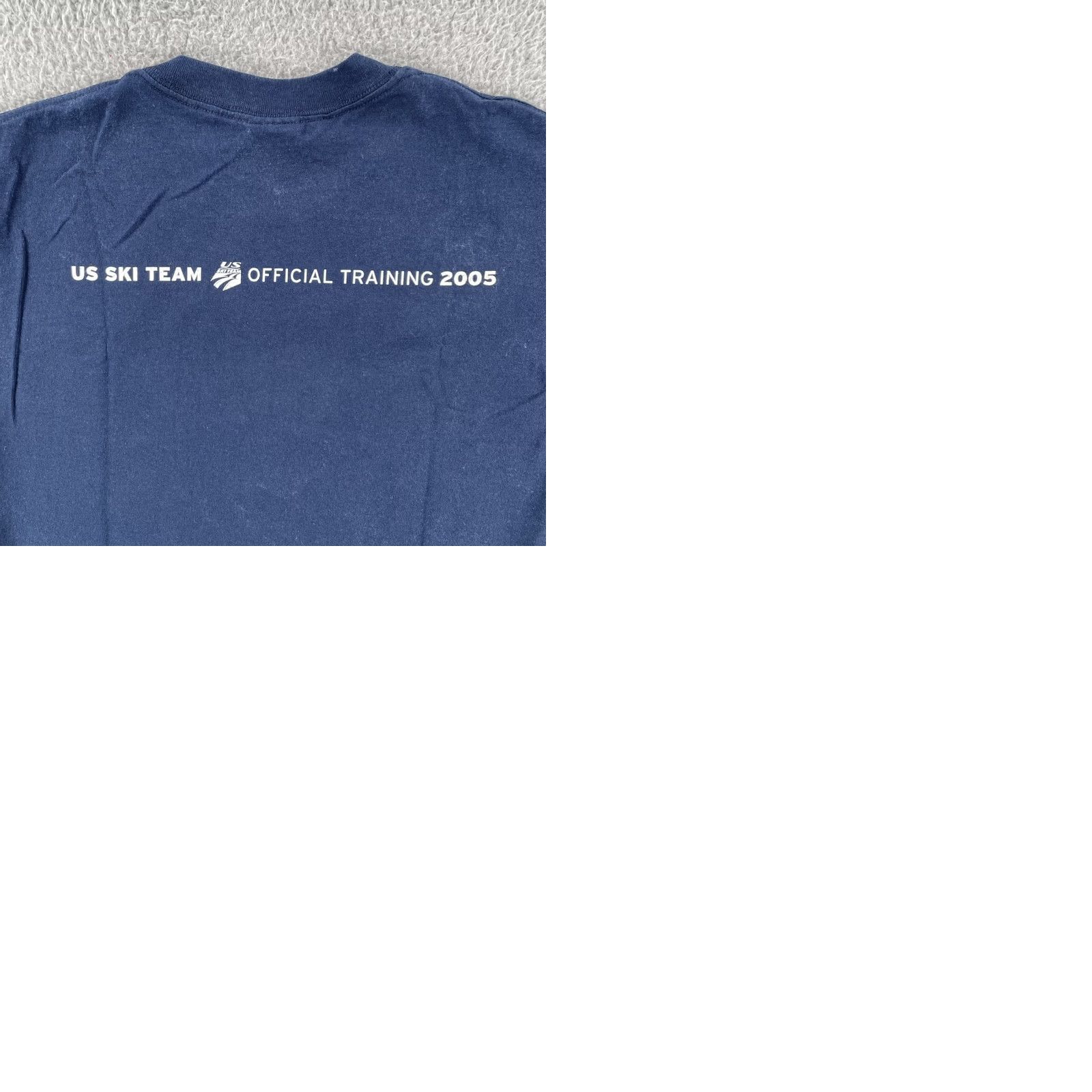 Gildan VINTAGE Gildan Men’s Small Blue T Shirt U.S. Ski Team 2005 Official Training Tee Size US S / EU 44-46 / 1 - 10 Thumbnail