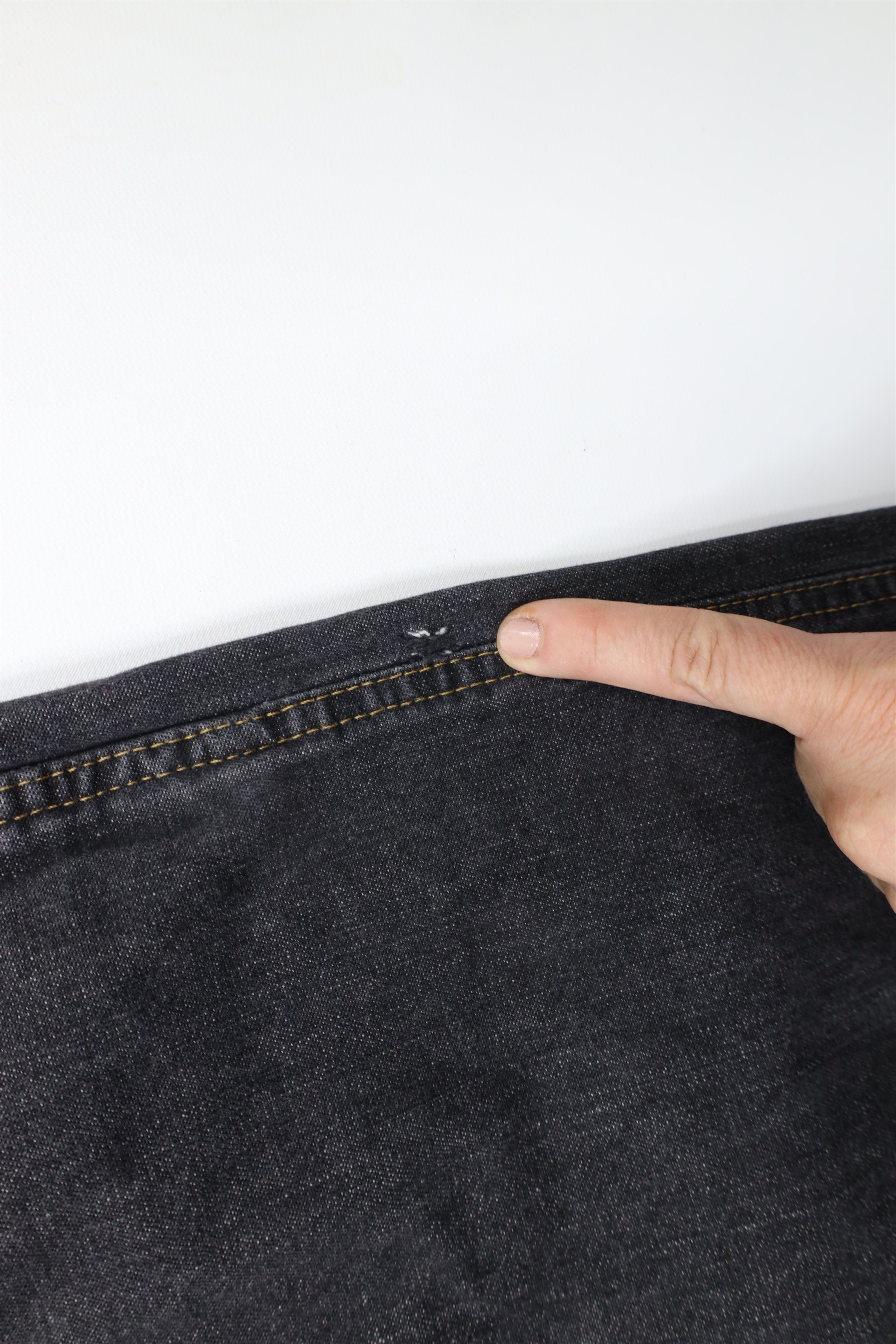 Ralph Lauren × Vintage Vintage 90s Ralph Lauren Out Wide Leg Carpenter Jeans Black Size US 34 / EU 50 - 6 Thumbnail