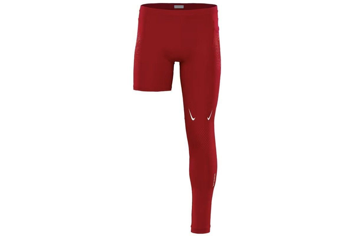 Drake × NOCTA × Nike Nocta x Nike - RED Men's SingleLeg Basketball Tight size M Size US 30 / EU 46 - 4 Thumbnail