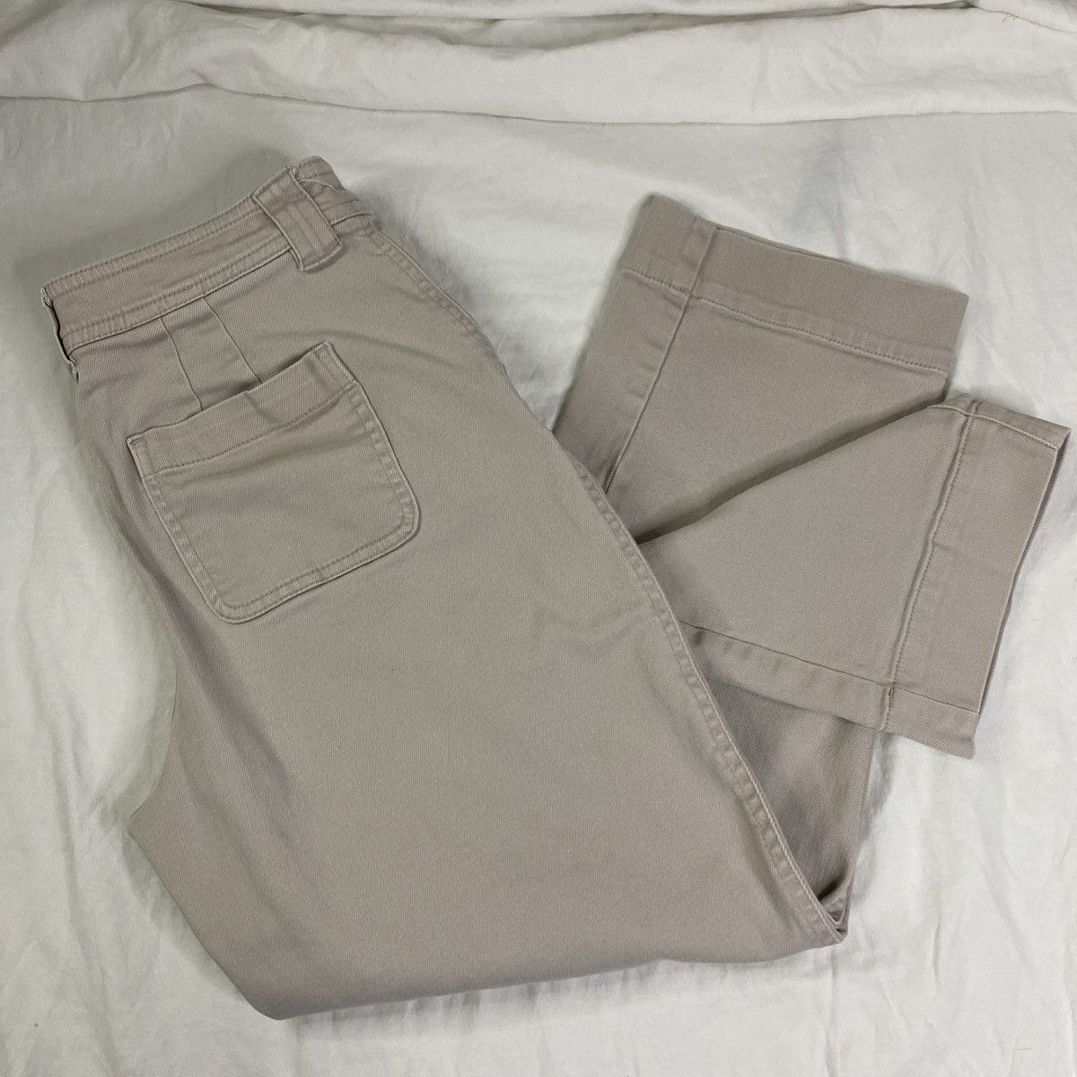 Other A New Day Pants Khaki Womens Sz 2 Cropped High Rise EUC Size 26" / US 2 / IT 38 - 1 Thumbnail