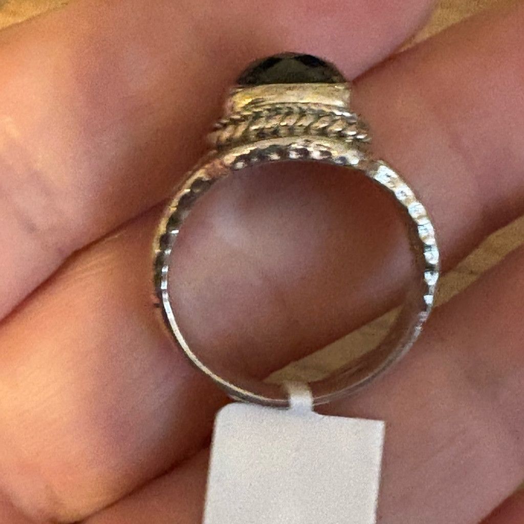 Other Sarda Sterling Silver Ring Black Spinel NWT Size ONE SIZE - 8 Thumbnail