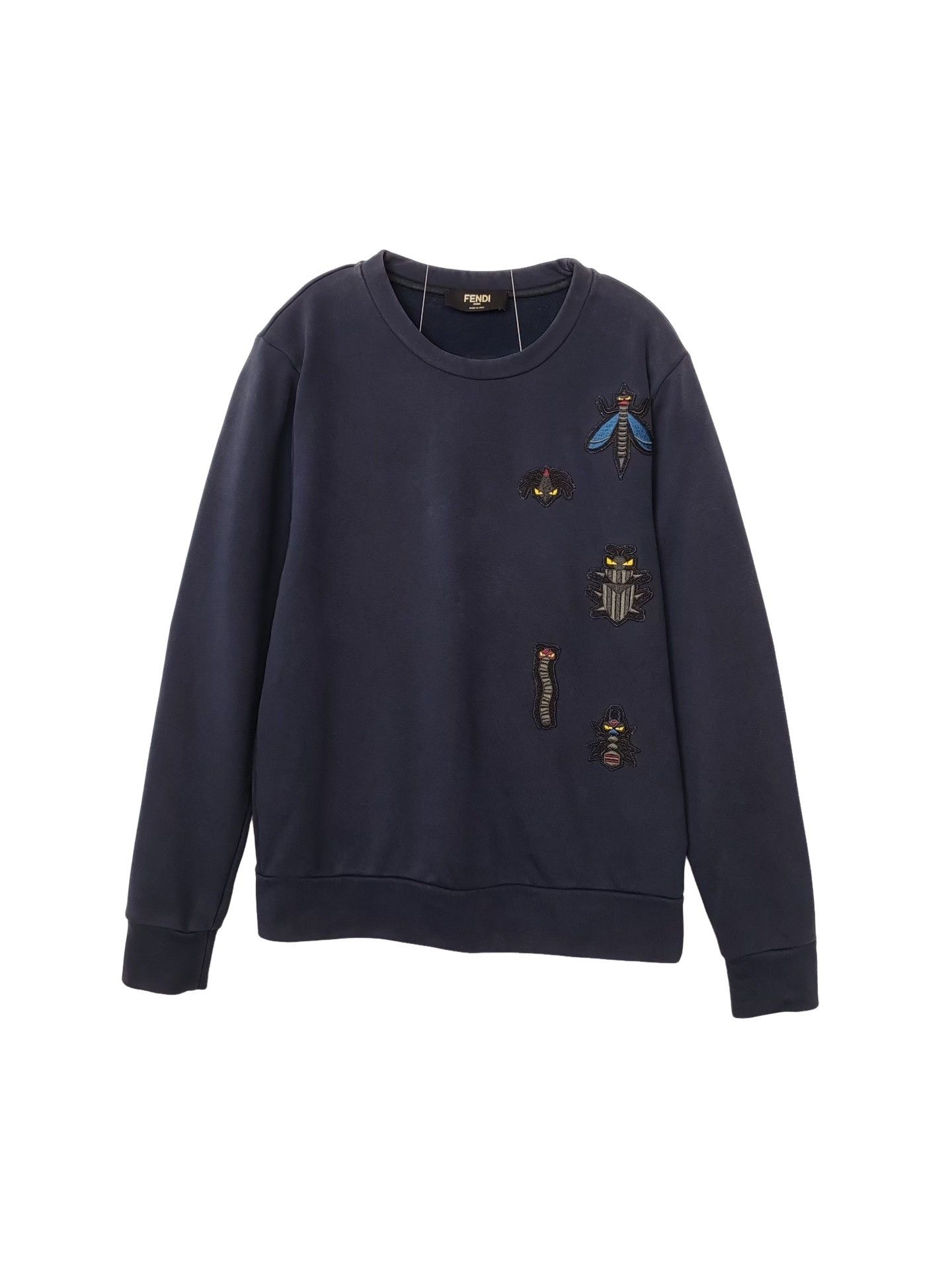 Fendi Fendi Monster Bug Embroidery Sweatshirt Size M Size US M / EU 48-50 / 2 - 1 Thumbnail