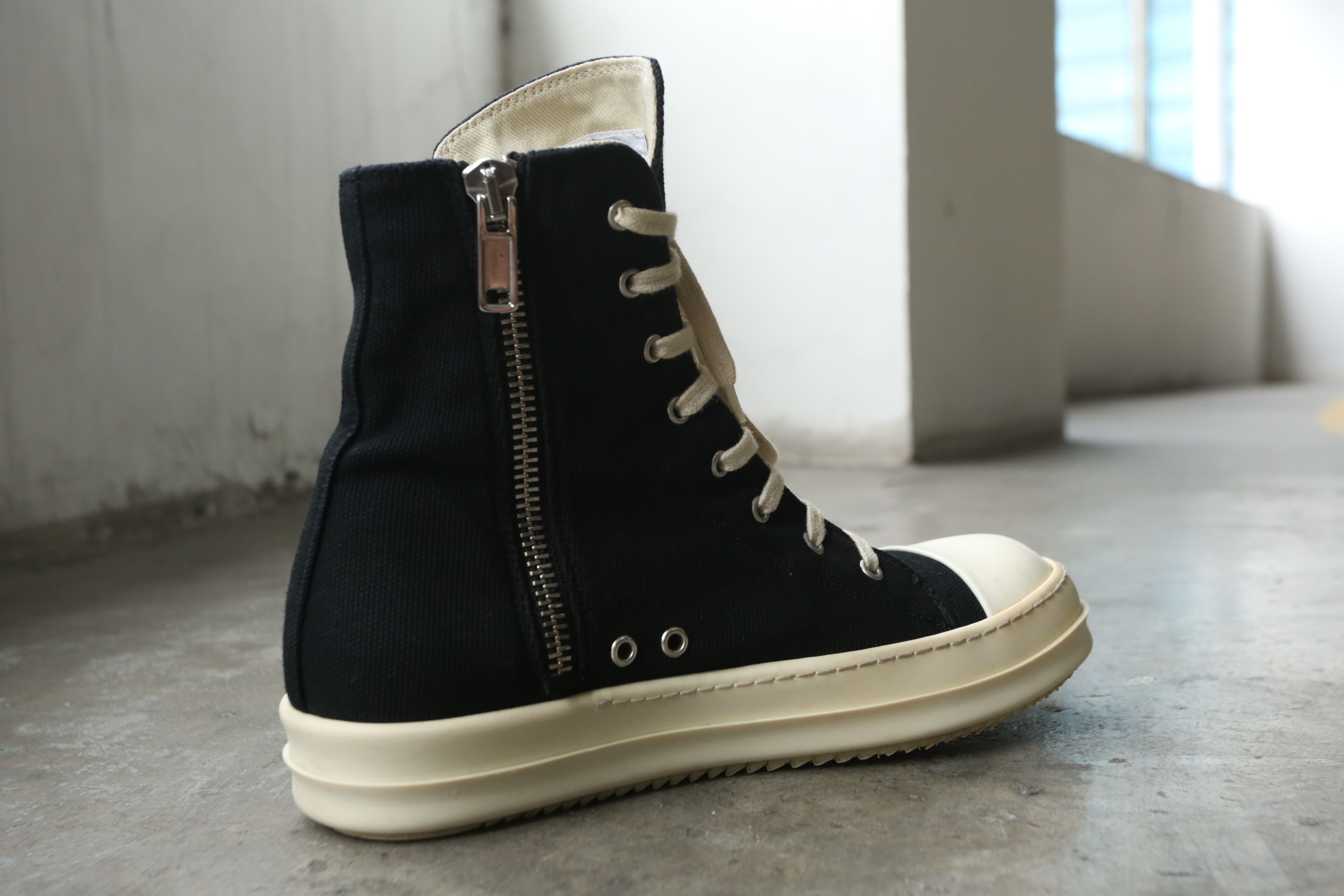 Rick Owens Drkshdw Rick Owens DRKSHDW - Ramones Hi Size US 9 / EU 42 - 16 Thumbnail