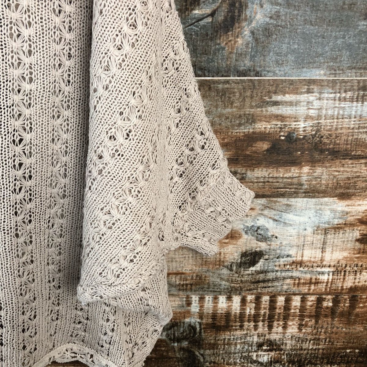 Homespun Knitwear DL Abc une Face vintage crochet Knitwear #C729 Size L / US 10 / IT 46 - 16 Thumbnail