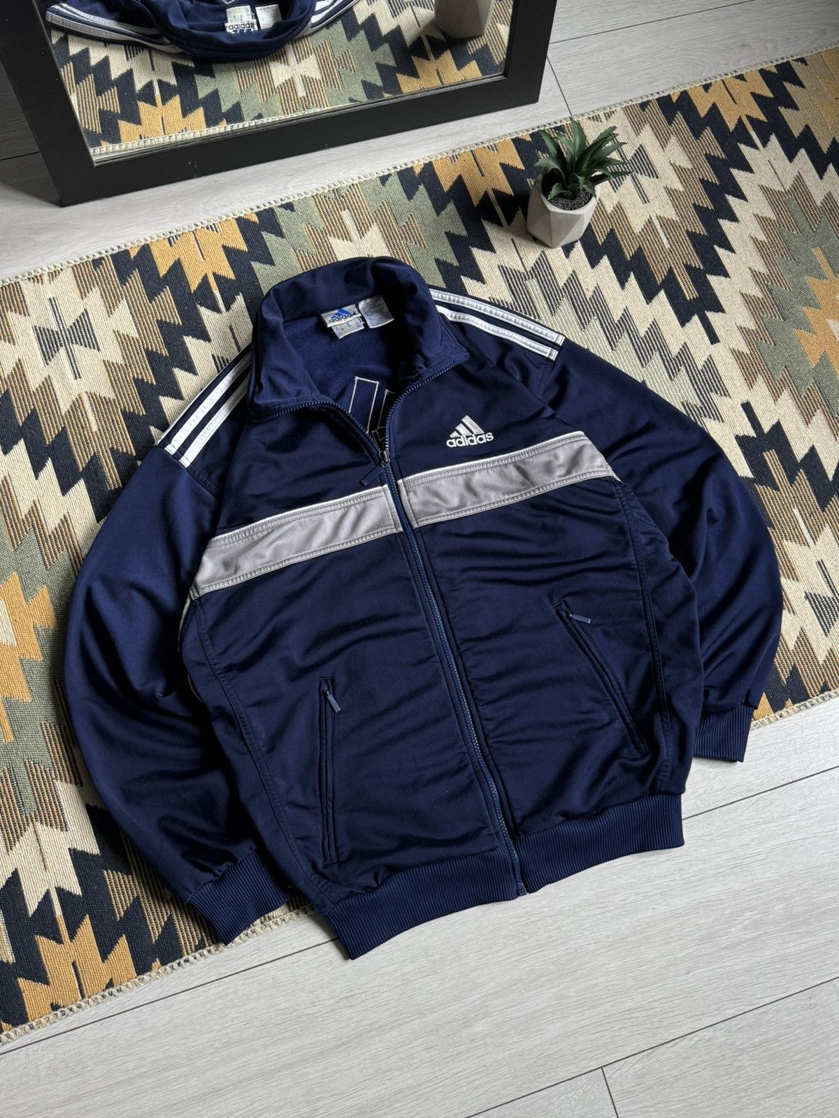 Adidas Vintage Adidas Retro 3 Stripes Y2K Track Jacket Size US M / EU 48-50 / 2 - 4 Thumbnail