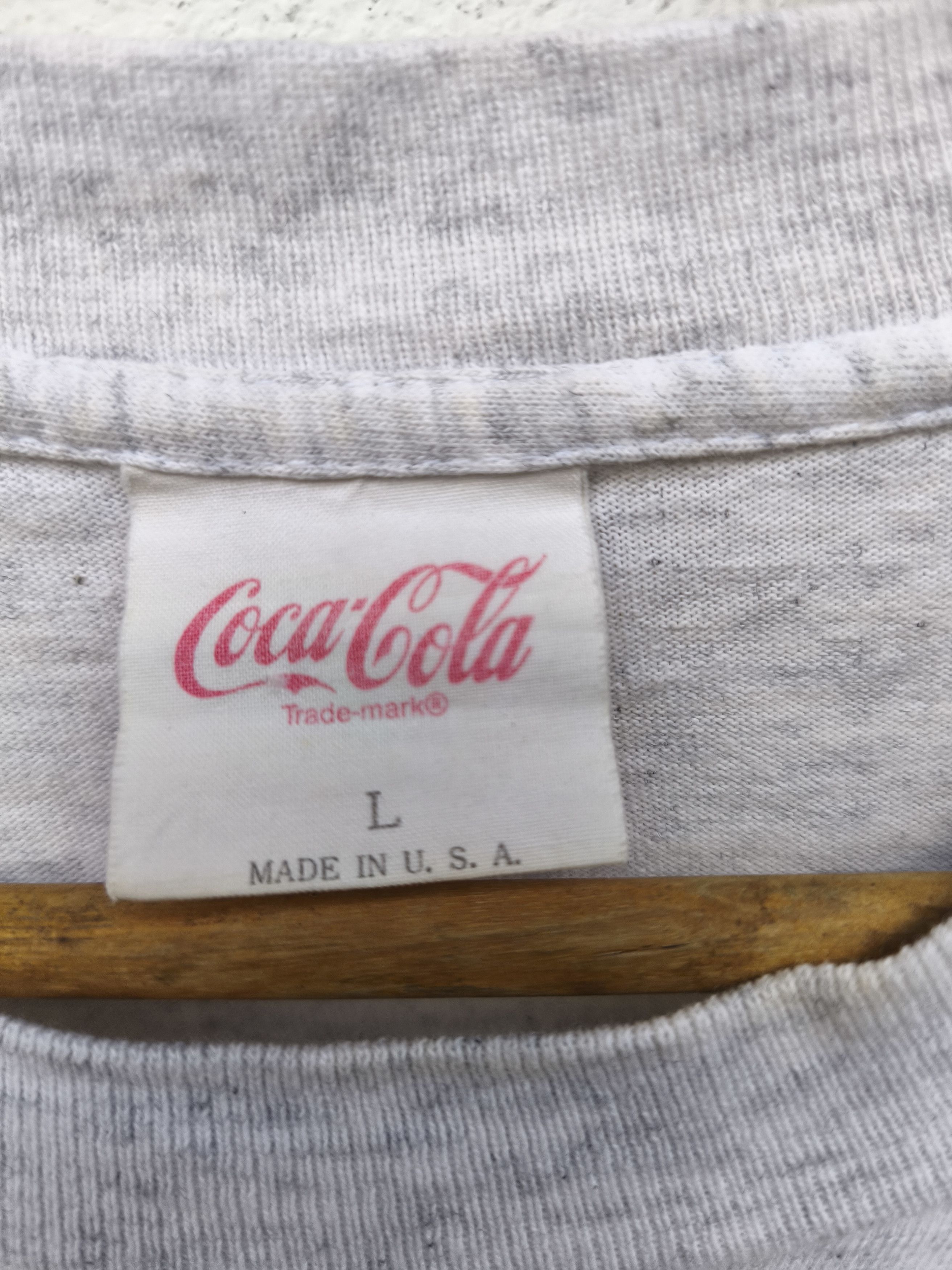 Coca Cola 🔥 Vintage 90s Vintage Coca Cola t shirt USA Size US L / EU 52-54 / 3 - 4 Thumbnail