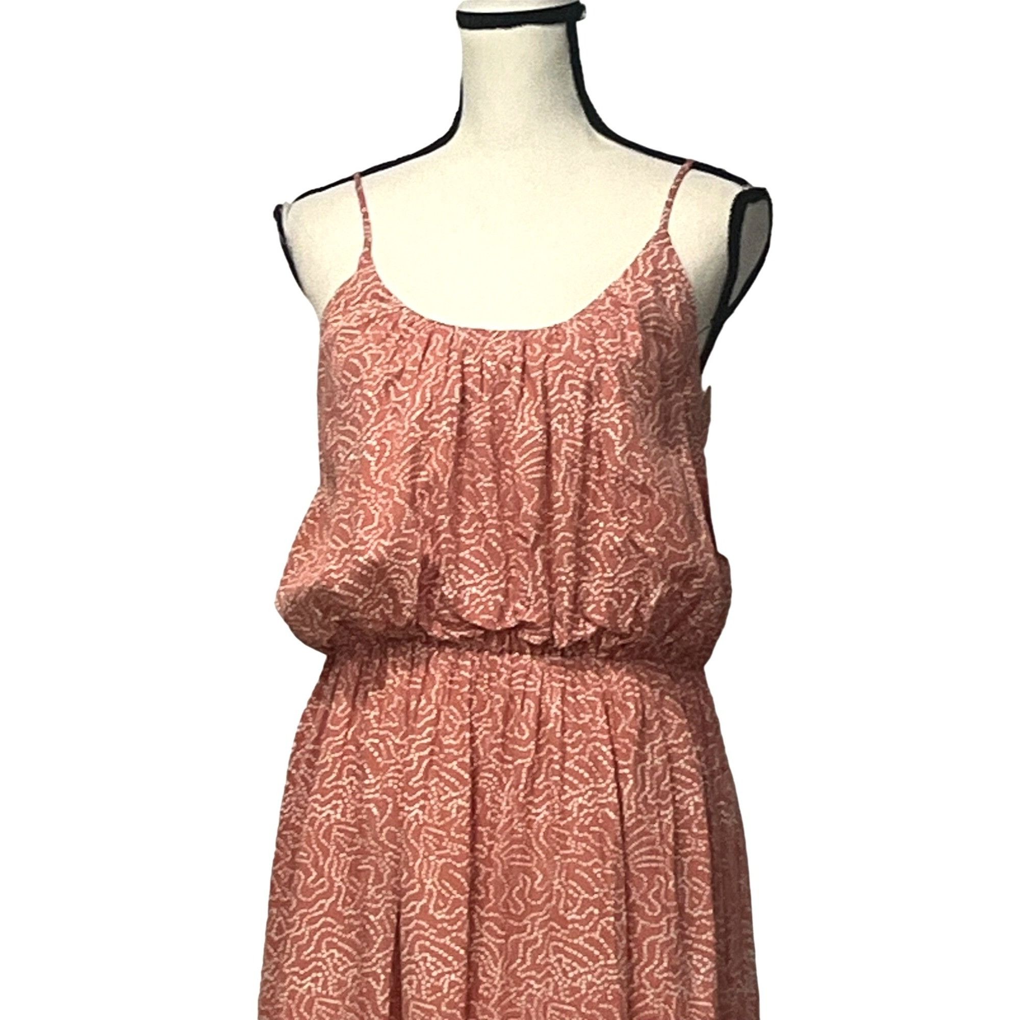 Other Caslon Women’s Textured Midi Sundress, Pink Desert Texture M Size M / US 6-8 / IT 42-44 - 5 Thumbnail