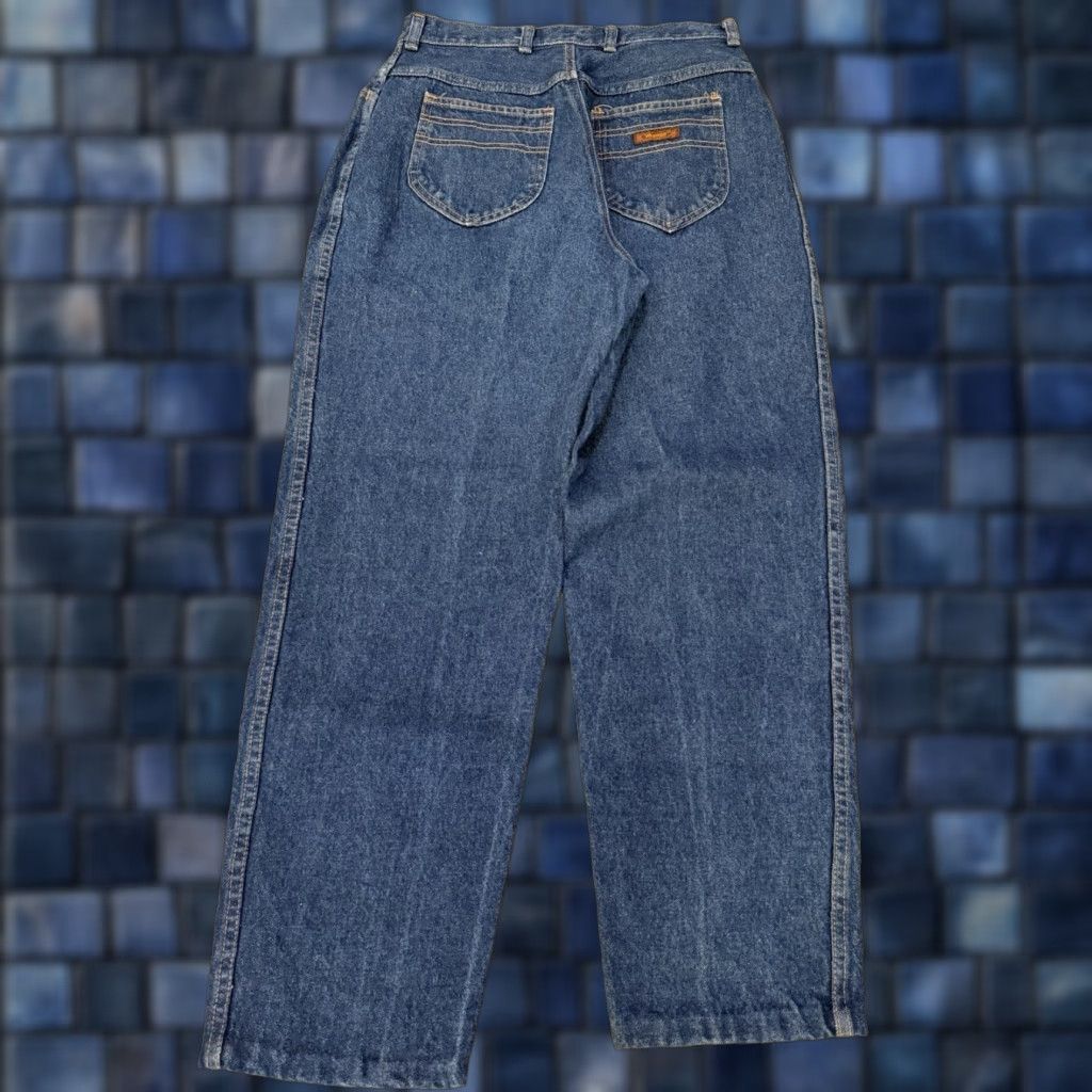 Wrangler VINTAGE Wrangler Womens High Waisted Mom Jeans Misses Size 14 (29x28) Blue Jeans Womens 70s Modern? Size 36" / US 14 / IT 50 - 1 Thumbnail