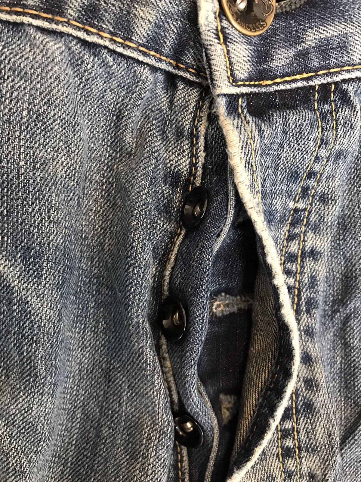 Ed Hardy × Vintage Vintage Ed hardy embroidered denim Size US 41 - 9 Thumbnail