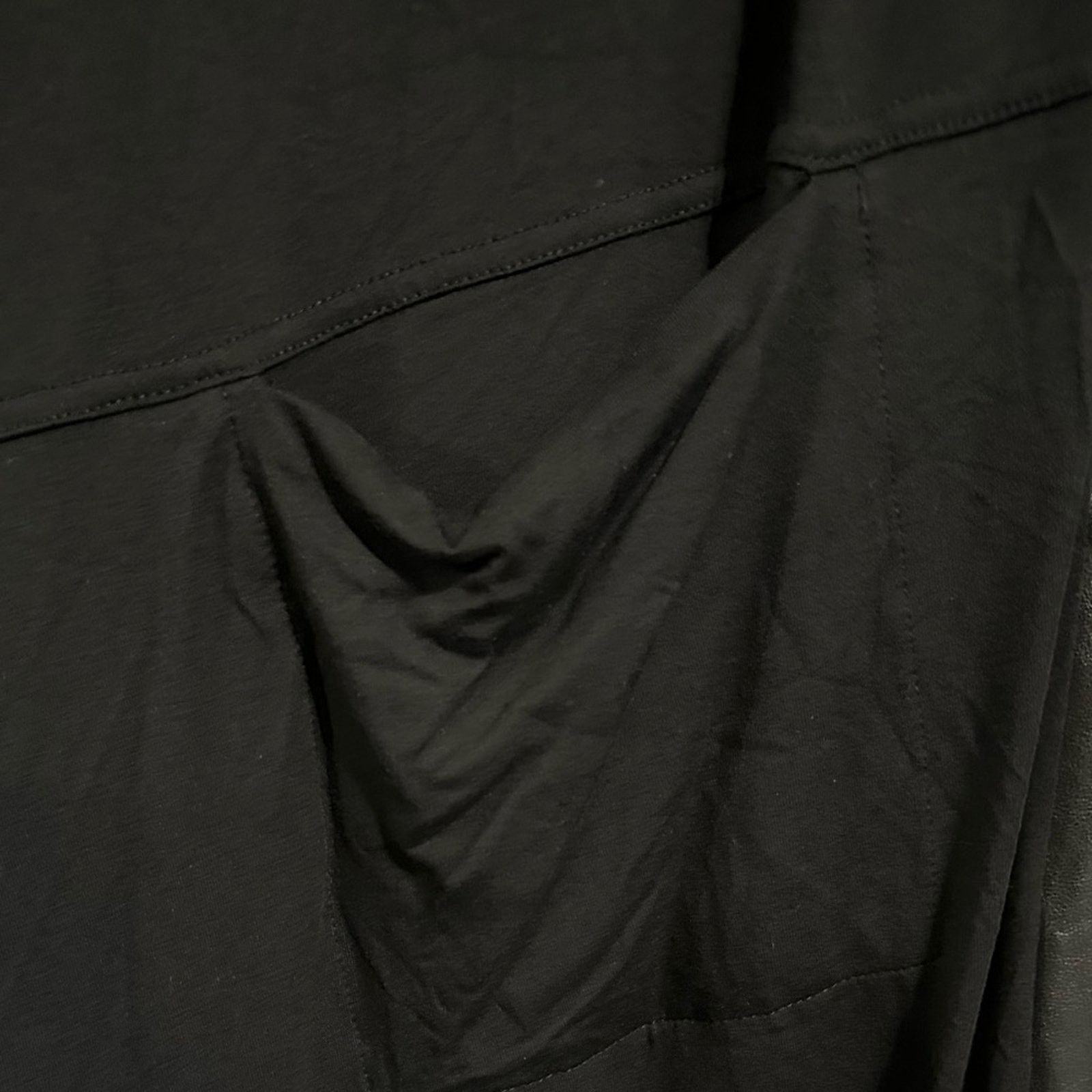 Other NÖR Denmark Abstract Faux Leather Panel Jersey Dress RARE Size XS / US 0-2 / IT 36-38 - 8 Thumbnail
