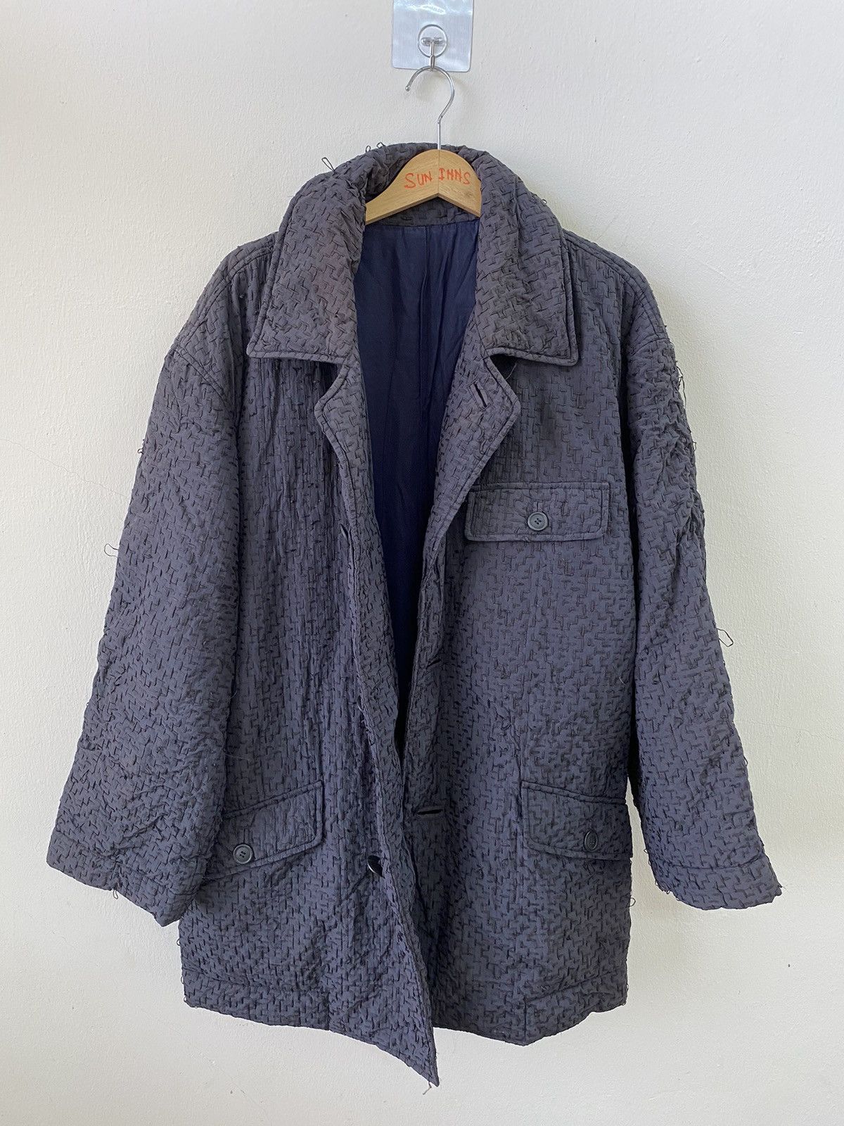 Issey Miyake Vtg Issey Miyake Sashiko Classic Nice Jacket Size US XL / EU 56 / 4 - 4 Thumbnail
