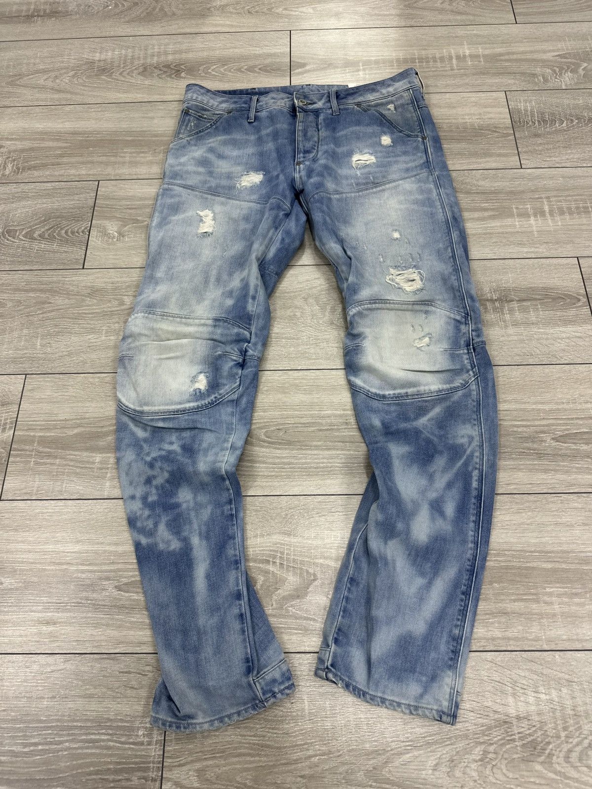 G-Star G-Star Raw Vintage Distressed Y2K Opium Avantgarde Jeans Size US 34 / EU 50 - 1 Thumbnail