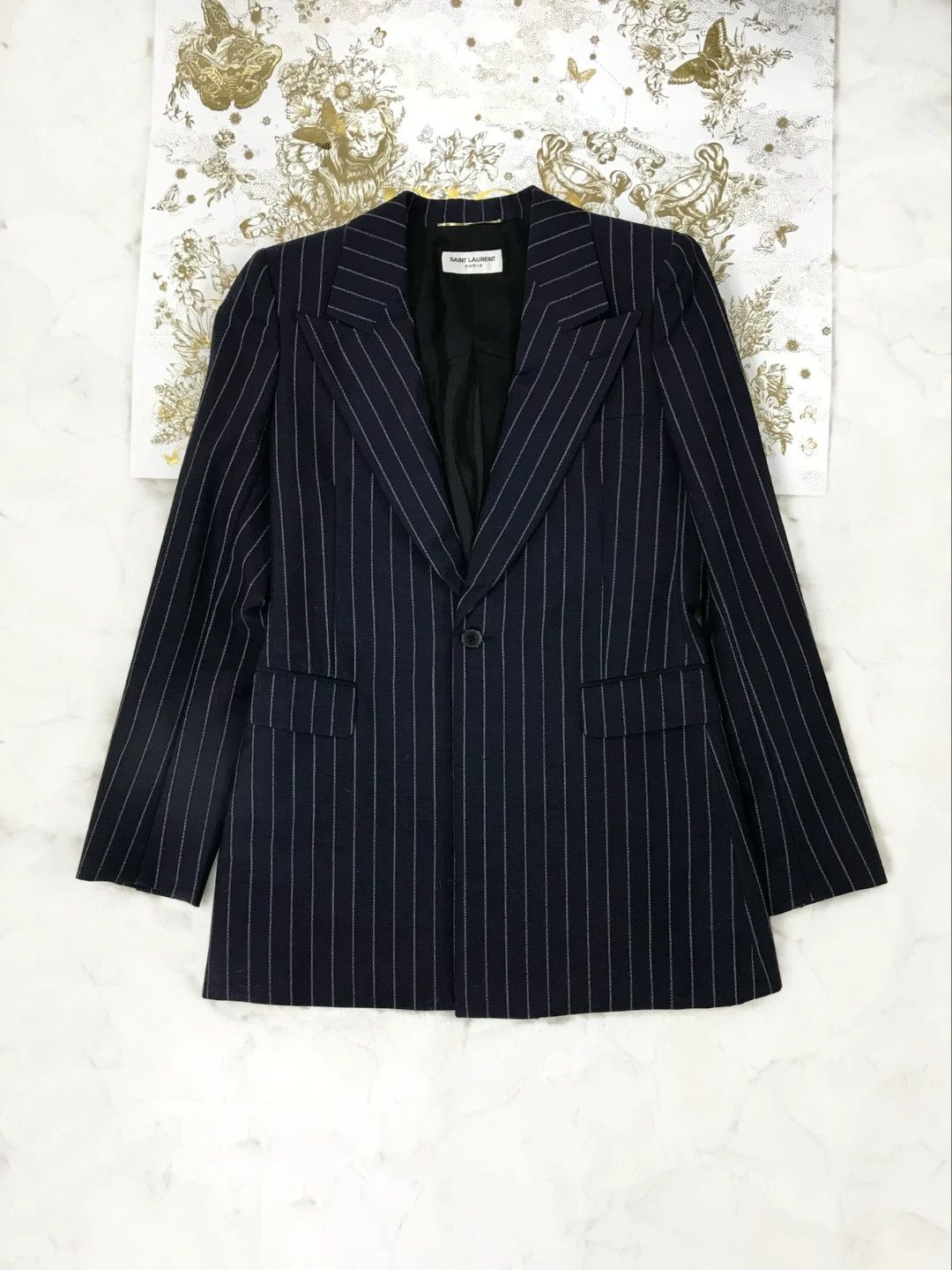Saint Laurent Paris Saint Laurent SLP Classic Stripe Blazer Size XS / US 0-2 / IT 36-38 - 1 Thumbnail