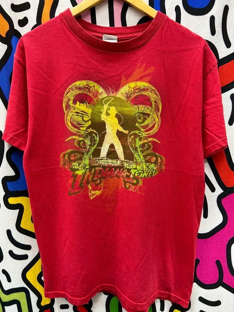 Vintage Vintage 2000s Indiana Jones Movie tshirt size M Size US M / EU 48-50 / 2 - 2 Thumbnail