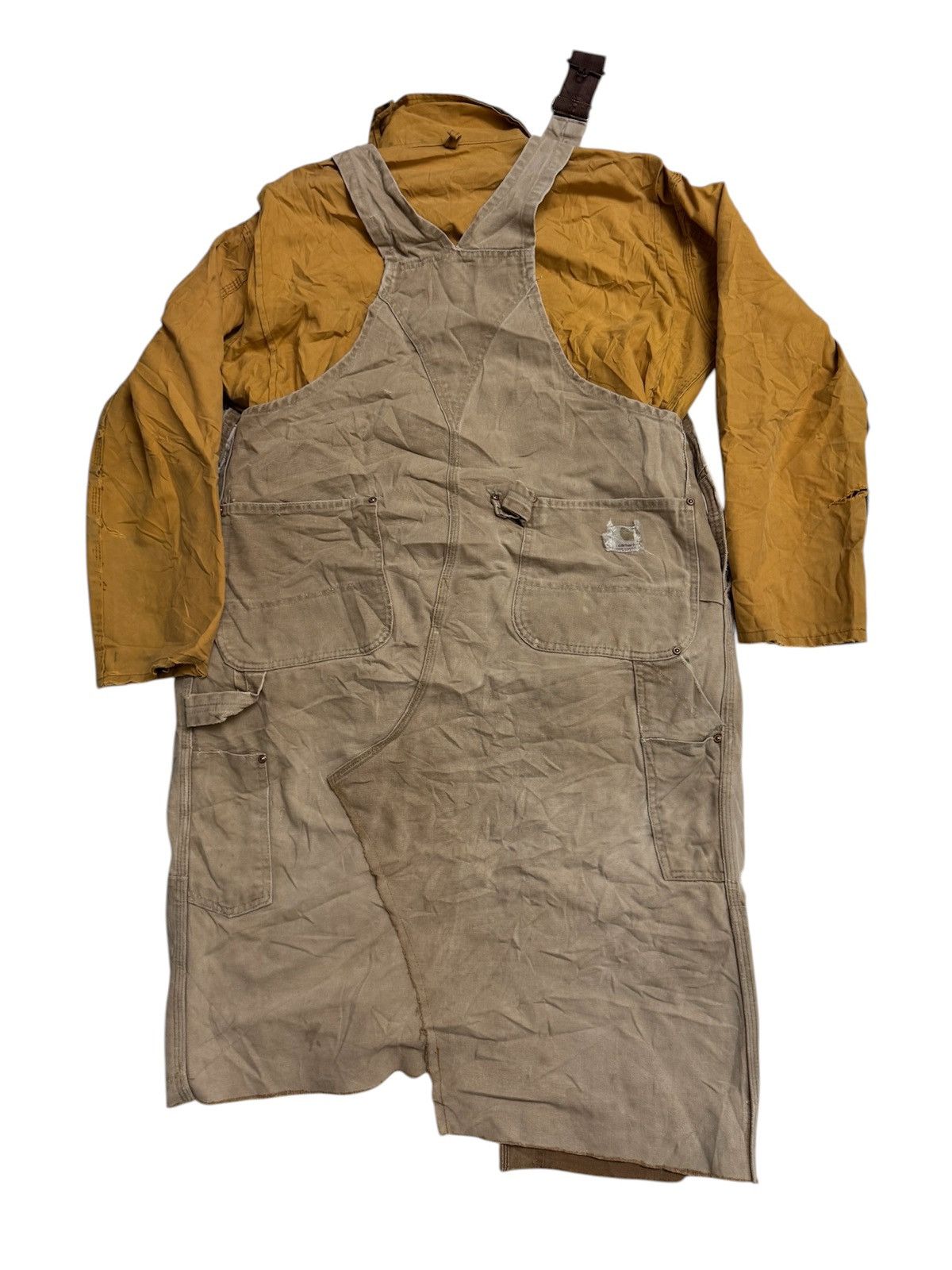 Black Sheep Vintage Black Sheep x Carhartt trench coat Jacket Size US L / EU 52-54 / 3 - 6 Thumbnail