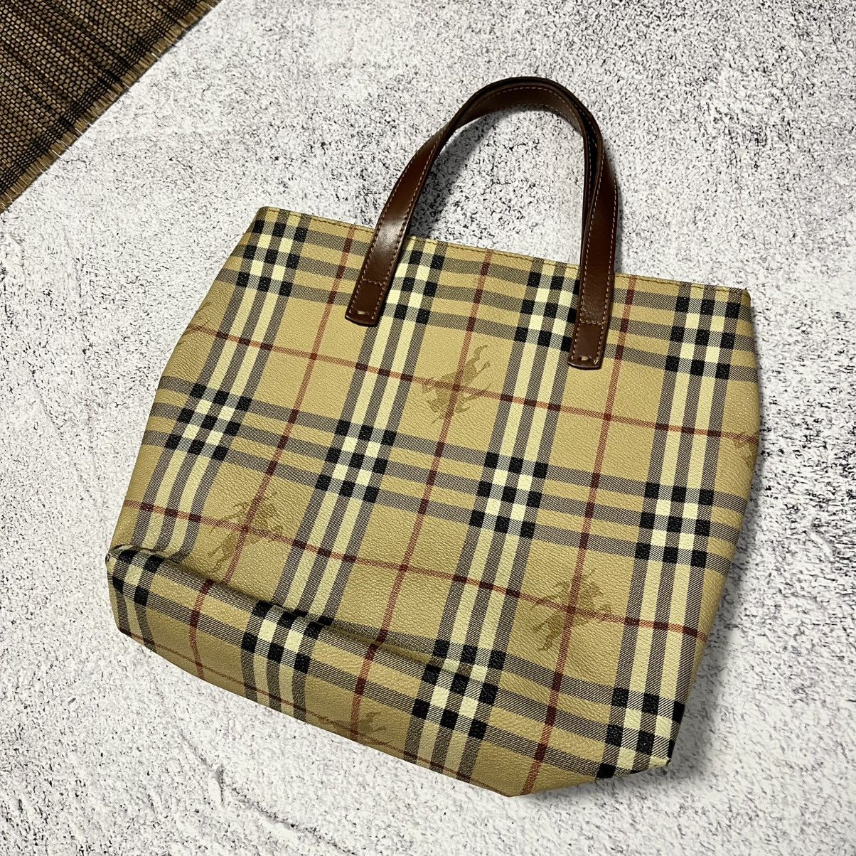 Burberry Burberry Leather Tote Bag Womens Made In Italy Size ONE SIZE - 2 Thumbnail