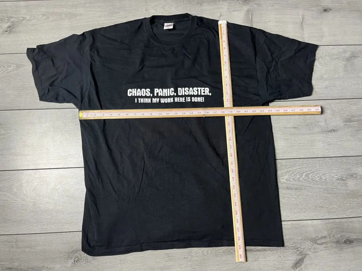 Band Tees Chaos panic disaster Tshirt humor band tee size XXLARGE Size US XXL / EU 58 / 5 - 5 Thumbnail