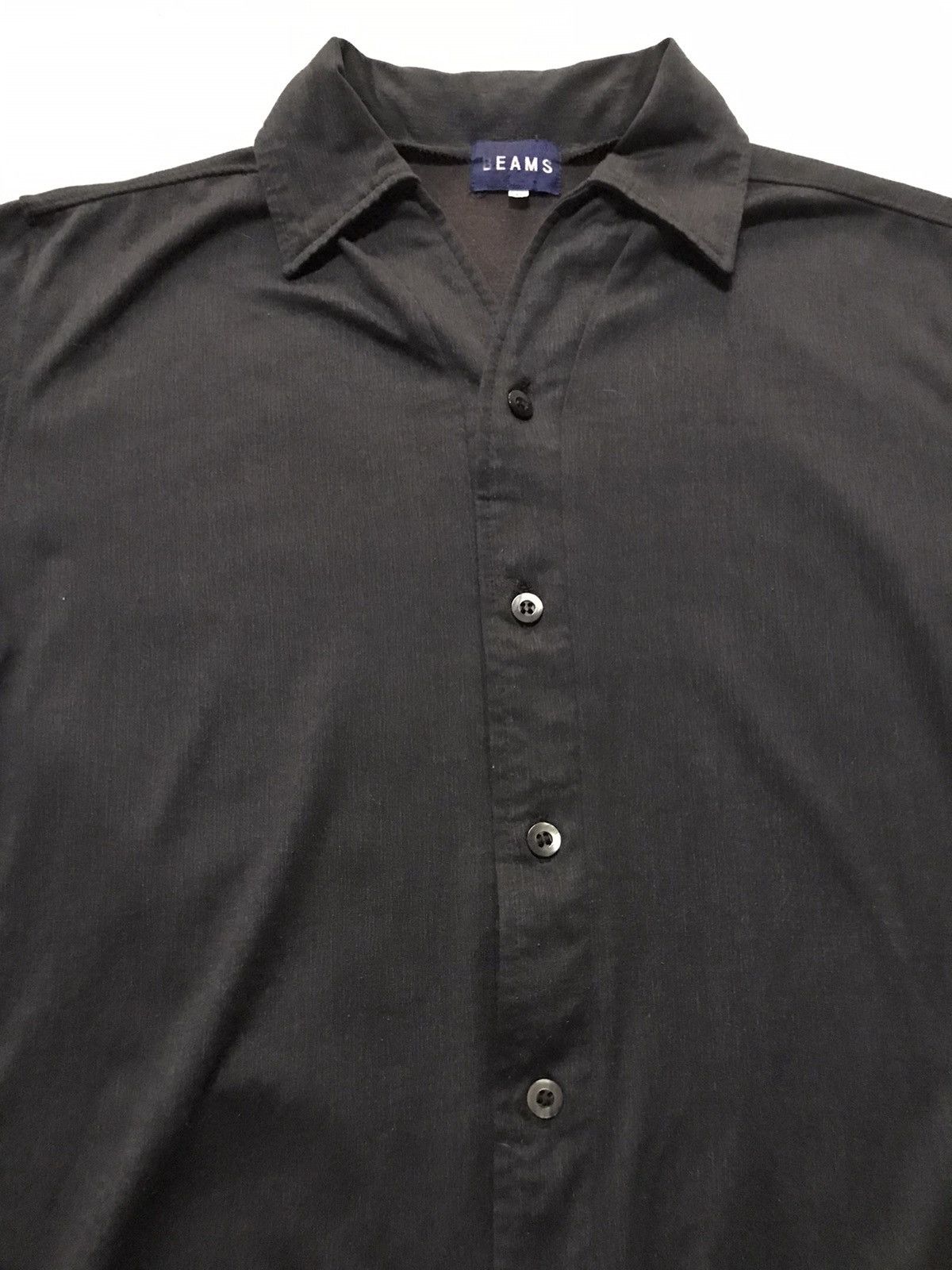 Beams Plus × Japanese Brand × Vintage Vintage Beams Button Up Black Shirt Size M / US 6-8 / IT 42-44 - 5 Thumbnail