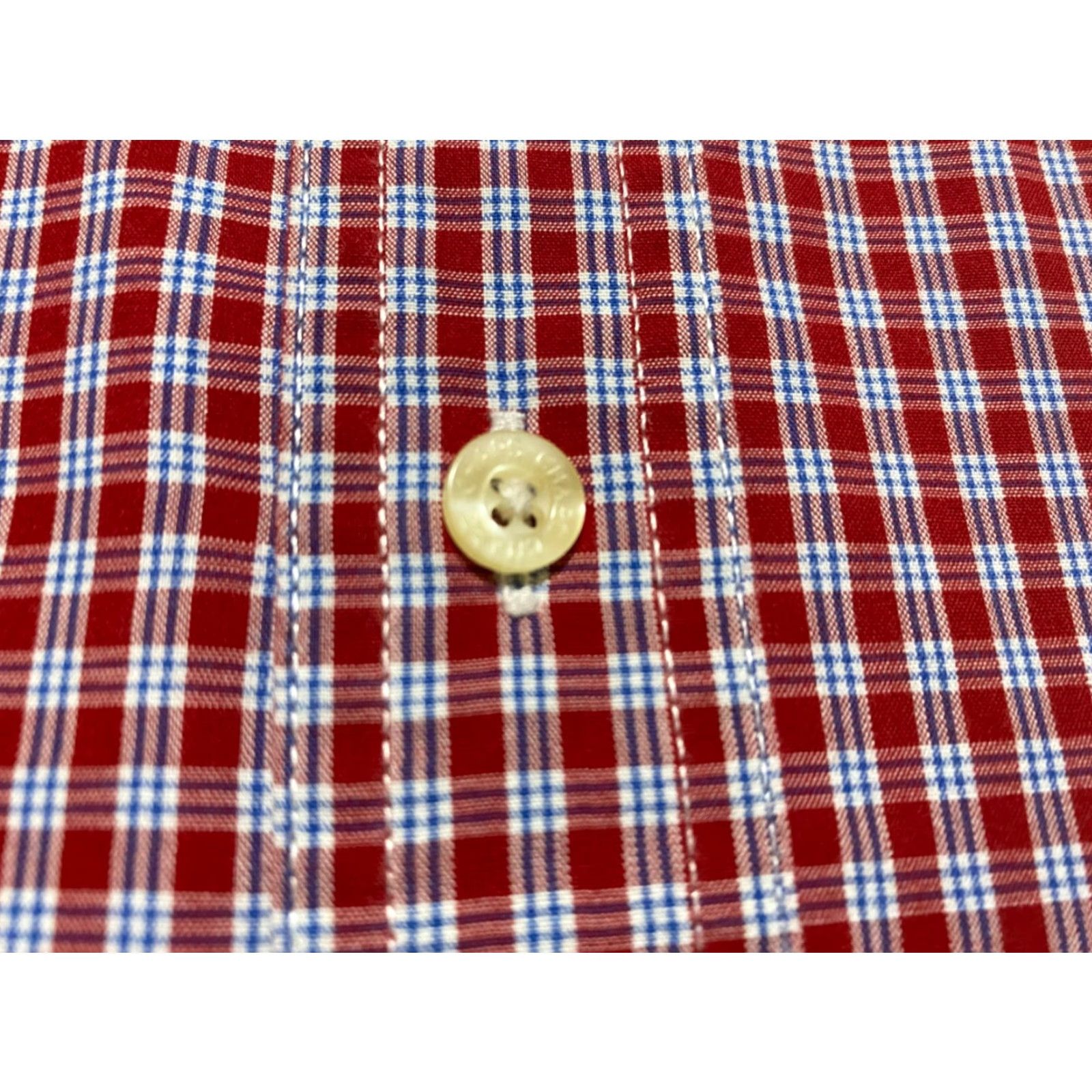 Chaps Ralph Lauren Chaps Mens Large Shirt Red Plaid Check Long Sleeve Button-Down Size US L / EU 52-54 / 3 - 4 Thumbnail