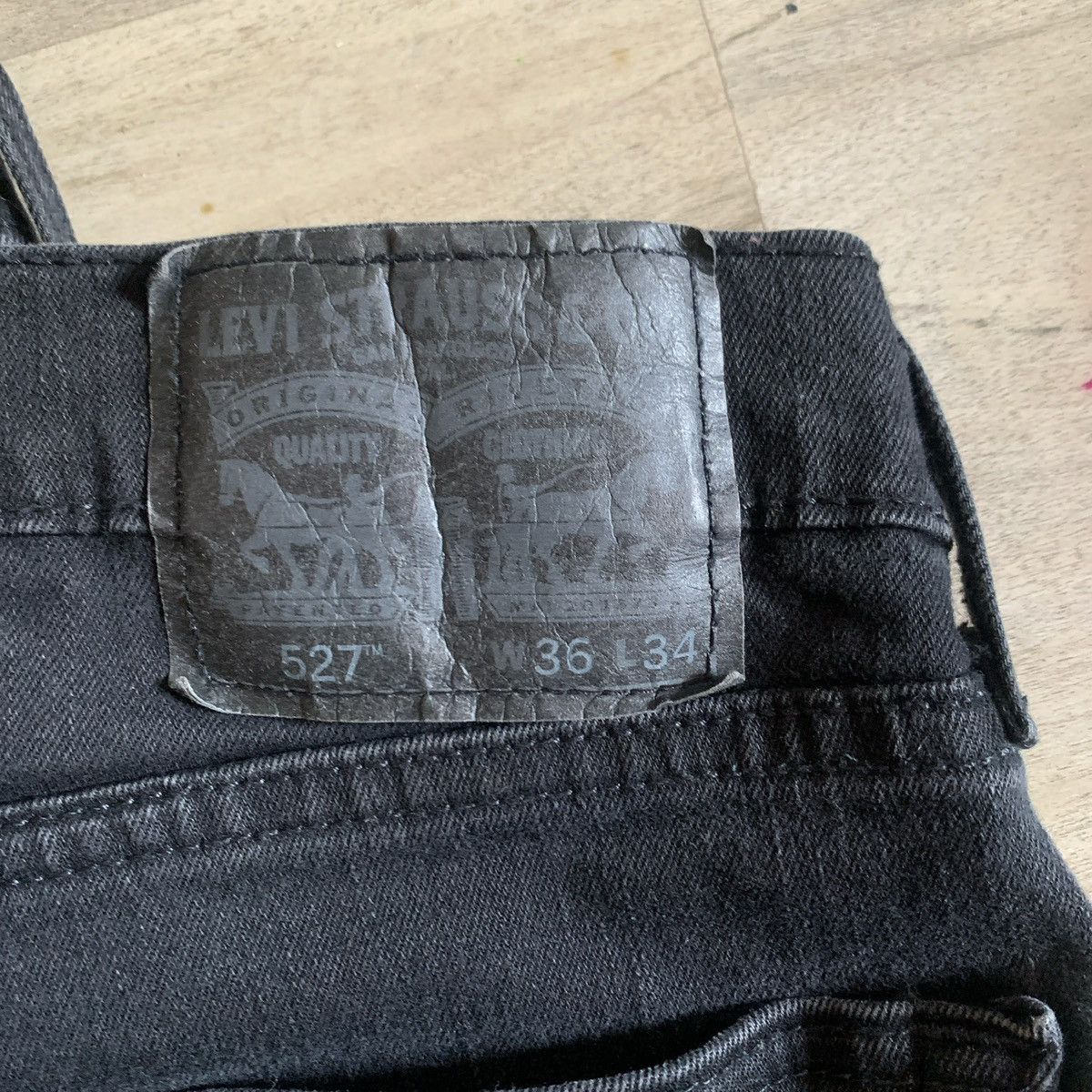Levi's × Levi's Vintage Clothing × Vintage vintage black wash 527 Levi’s Size US 36 / EU 52 - 3 Thumbnail