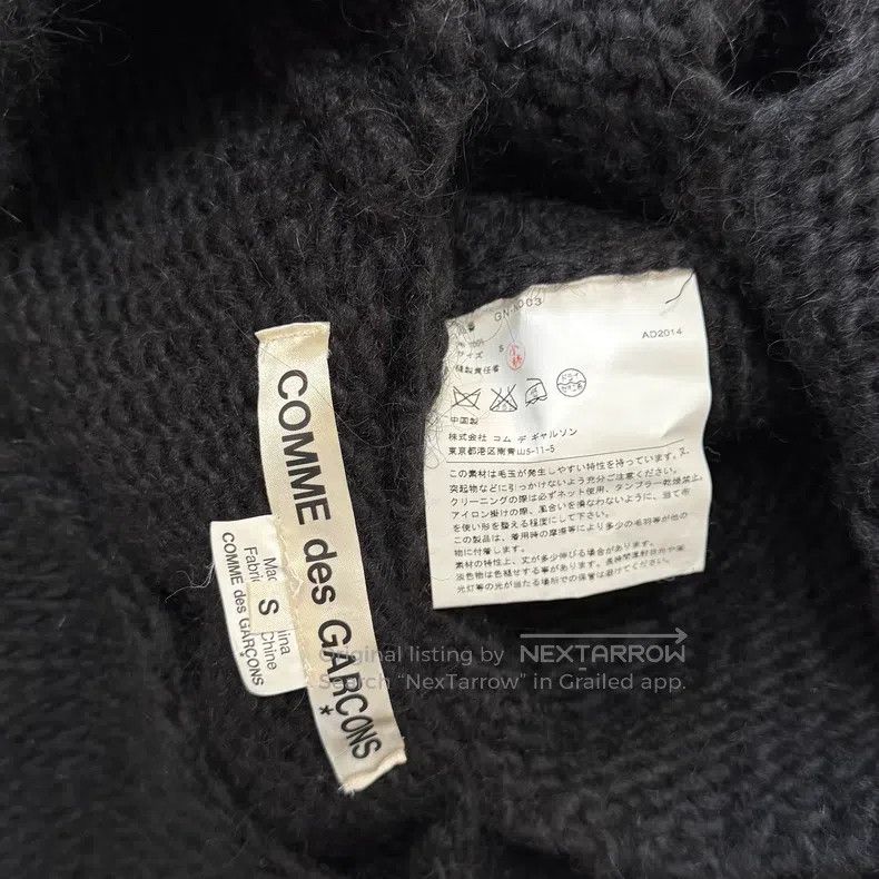 Comme des Garcons Comme Des Garcons Herringbone Knit Sweater Size S / US 4 / IT 40 - 8 Thumbnail