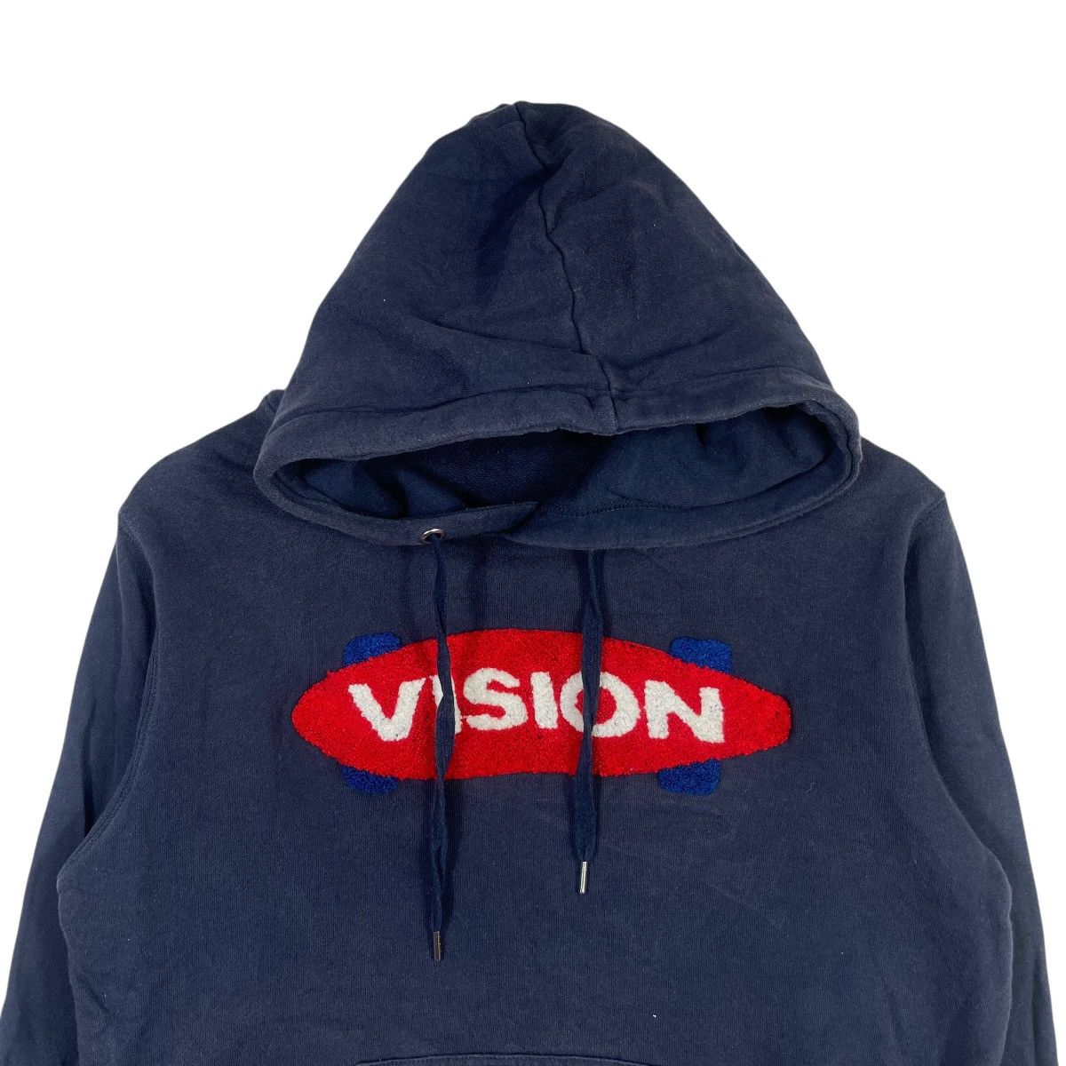 Vision Streetwear Vision Street Wear Logo Hoodie Navy Skate Streetwear Size US M / EU 48-50 / 2 - 2 Thumbnail