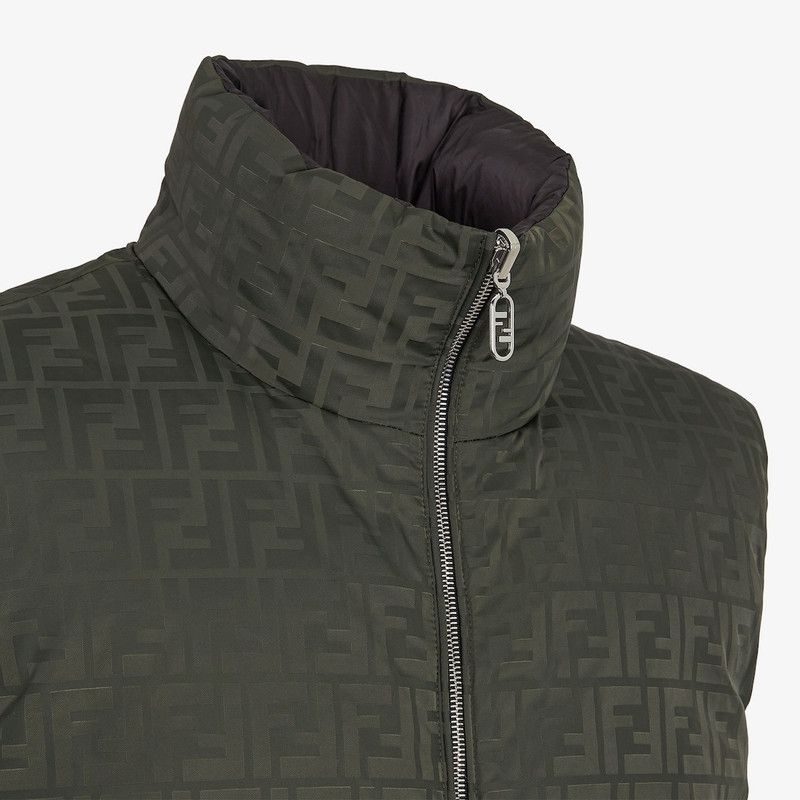 Fendi o1B3y1r0526 Gilet in Green Size US S / EU 44-46 / 1 - 3 Thumbnail