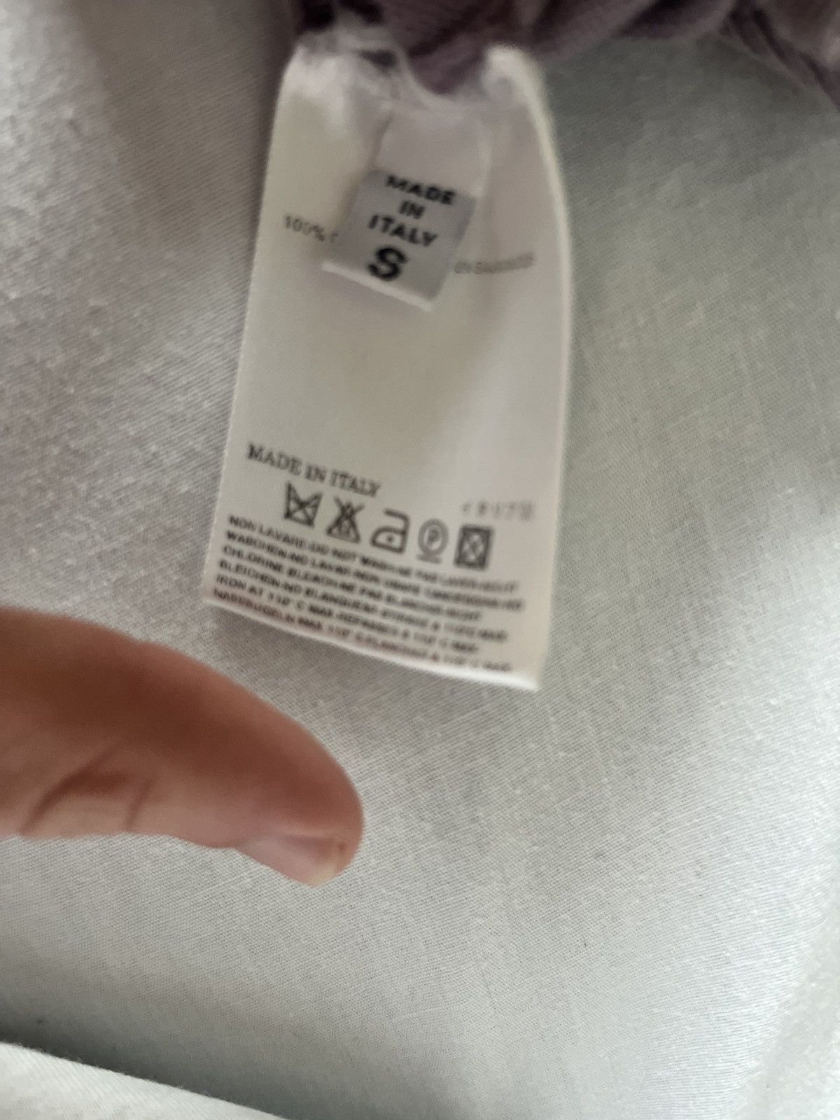 Maison Margiela MAISON MARGIELA BABY BLUE PADDED LONGSLEEVE Size US M / EU 48-50 / 2 - 5 Thumbnail