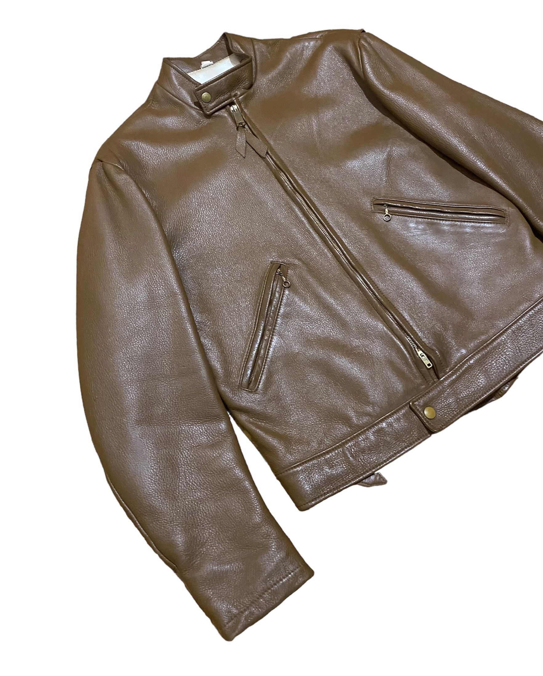 Vintage Rare Vintage 60s Mid Western Sport Togs Deerskin Cafe Racer Size US L / EU 52-54 / 3 - 2 Thumbnail