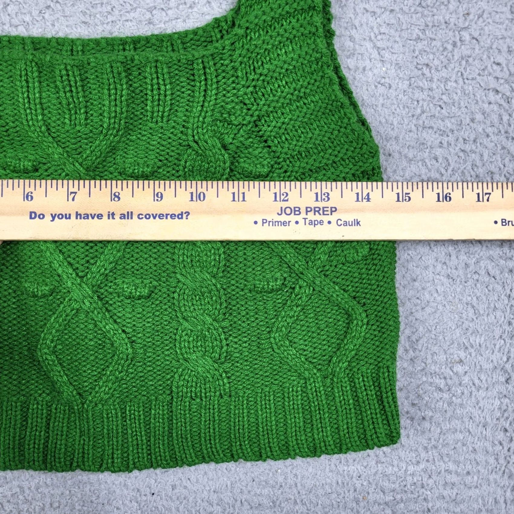 Vintage KENDALL KYLE Green Women's Cropped Tank Top Size M Size M / US 6-8 / IT 42-44 - 2 Thumbnail