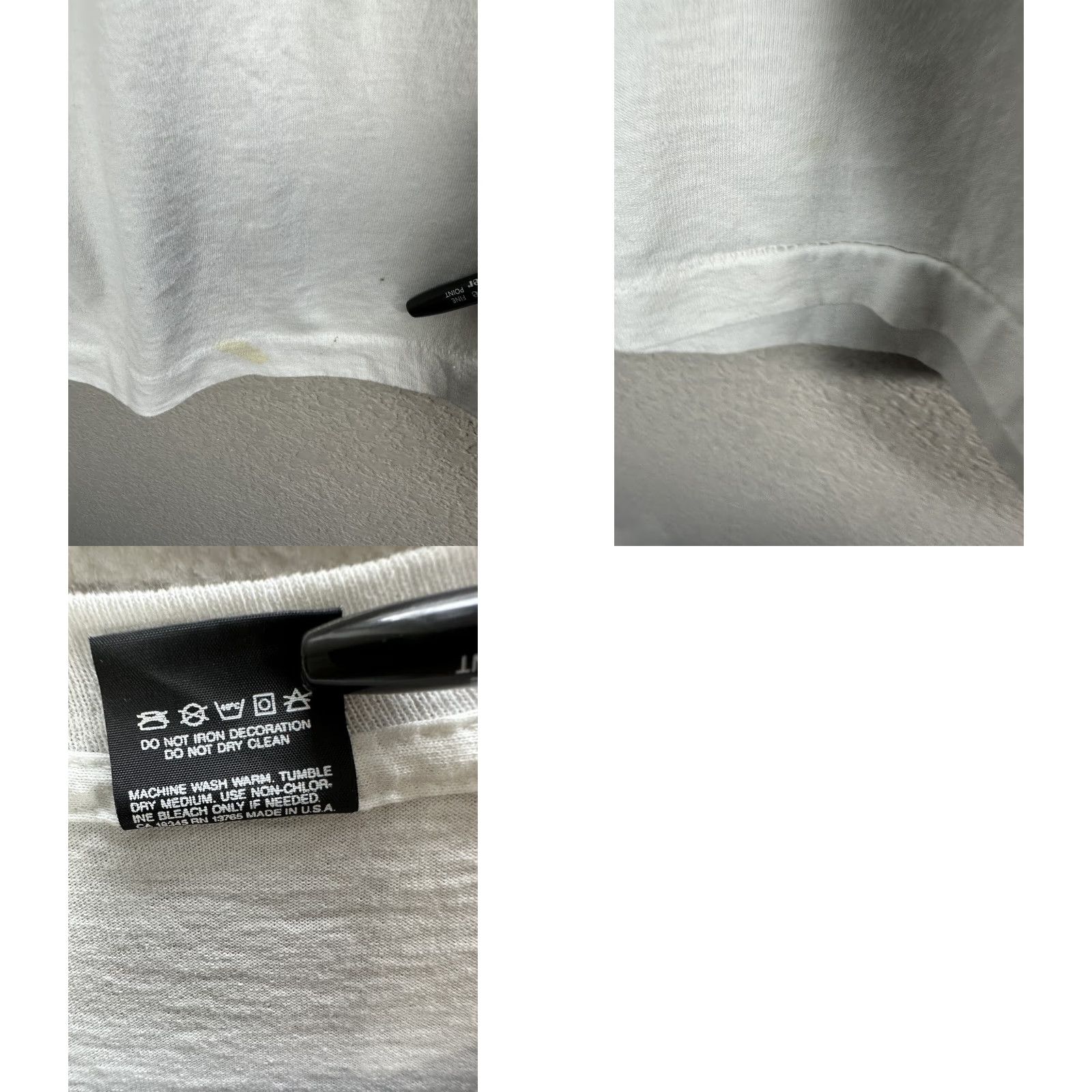 Vintage Vtg Screen Stars Operation Desert Storm Saudi Arabia Single Stitch T-Shirt Sz XL Shirt Mens White 90s Graphic Print Size US XL / EU 56 / 4 - 8 Thumbnail