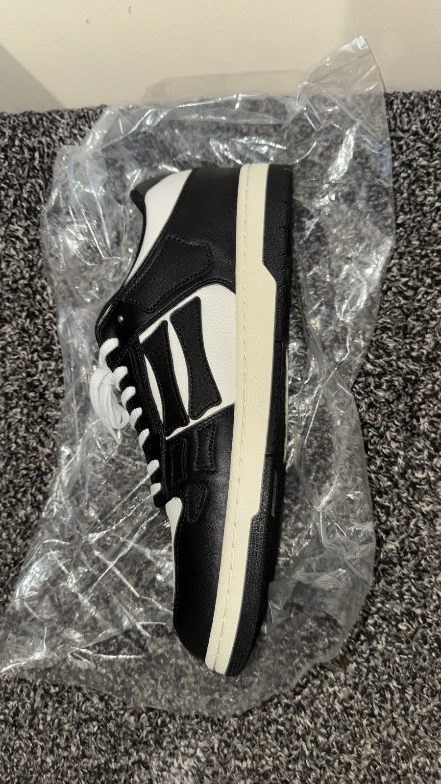 Amiri Amiri Skel Leather Low Top Size US 12.5 / EU 45-46 - 3 Thumbnail