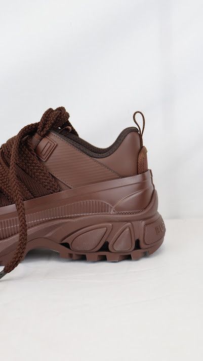 Burberry o1rshd1 Low Top Sneaker on Rubber Sole in Deep Earth Size US 12 / EU 45 - 8 Thumbnail