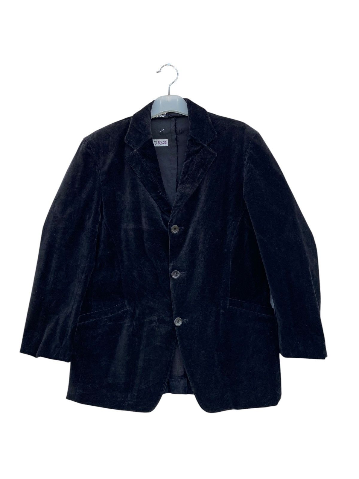 Jean Paul Gaultier Homme Objet Black Velvet Blazer Jacket