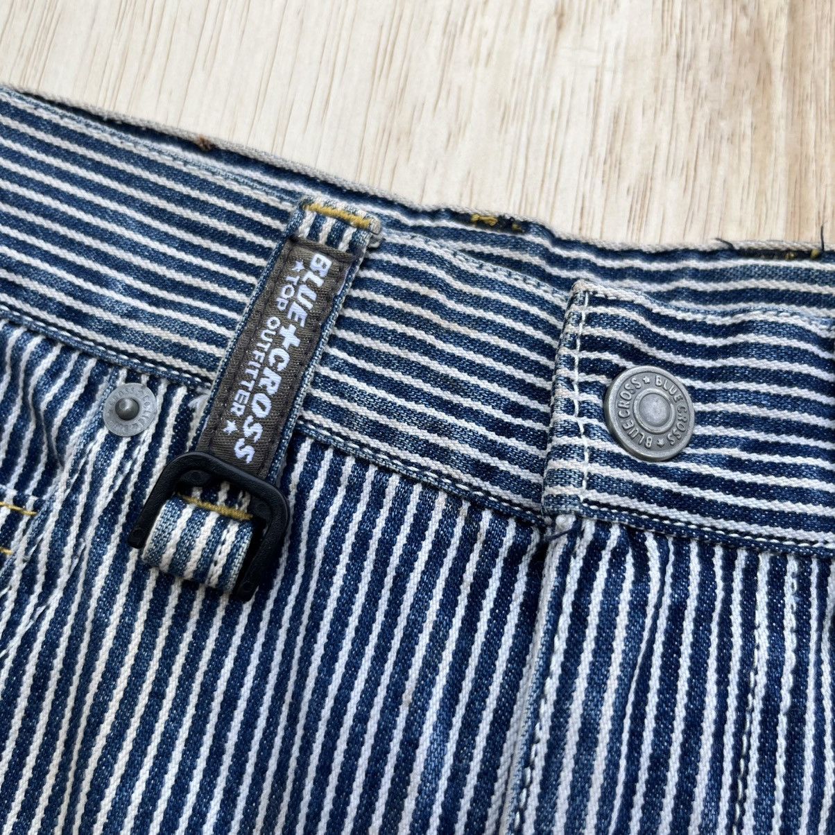 Japanese Brand BLUE CROSS JEANS CO HICKORI CARPENTER JAPAN RARE Size US 27 - 7 Thumbnail