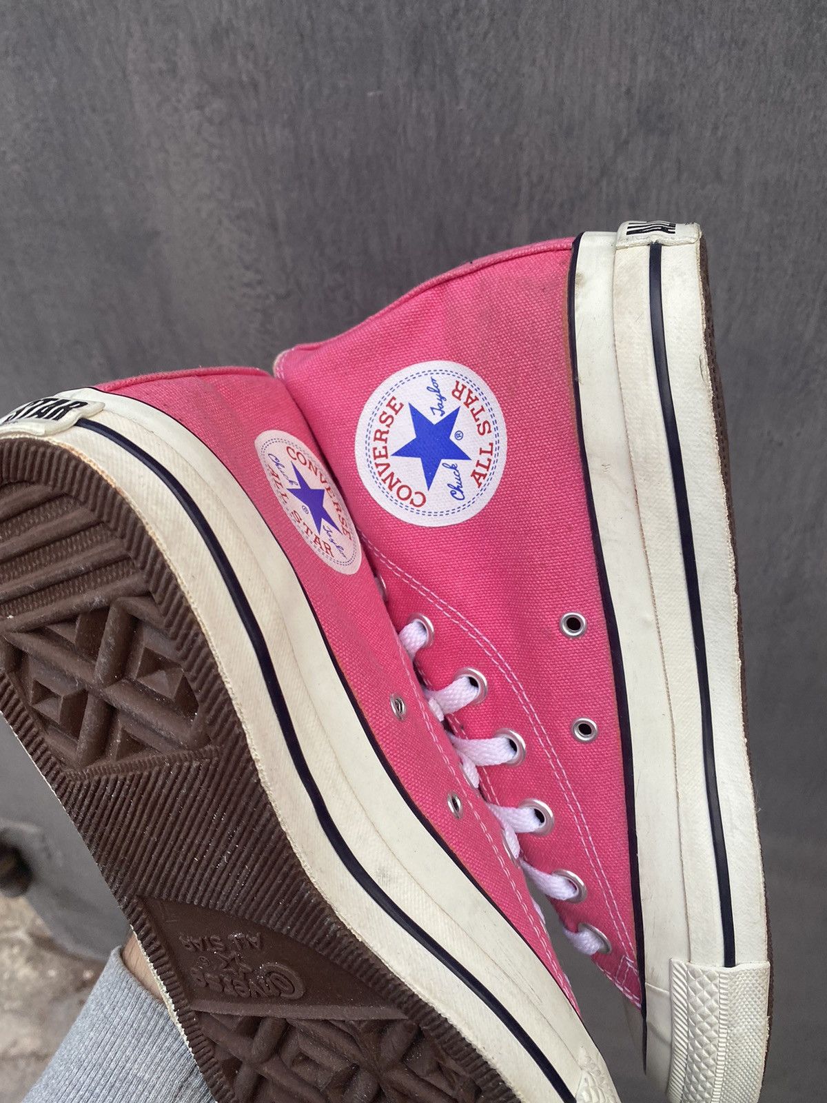 Converse Converse Vintage deadstock chuck taylor pink shoes unisexUSA Size US 7.5 / EU 40-41 - 7 Thumbnail