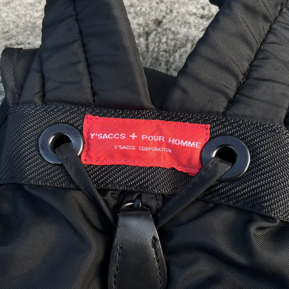 Yohji Yamamoto Yohji Yamamoto Y’Saccs + POUR HOMME Nylon Nylon Backpack Size ONE SIZE - 8 Thumbnail