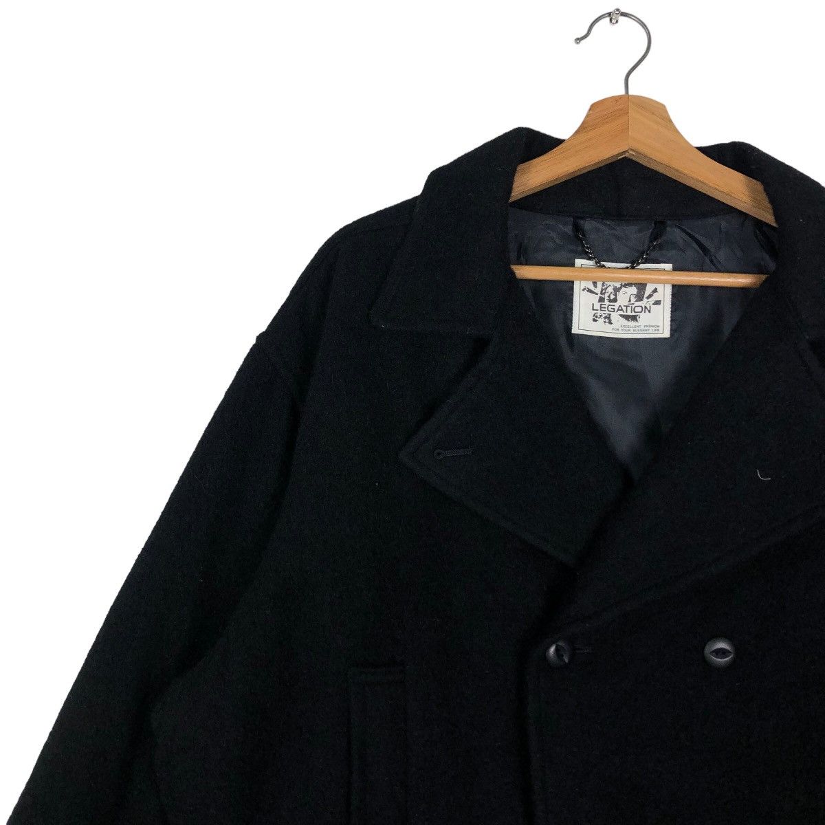 Japanese Brand 🔥Vintage Wool Bomber Jacket Legation Japan Issey Miyake Size US L / EU 52-54 / 3 - 7 Thumbnail