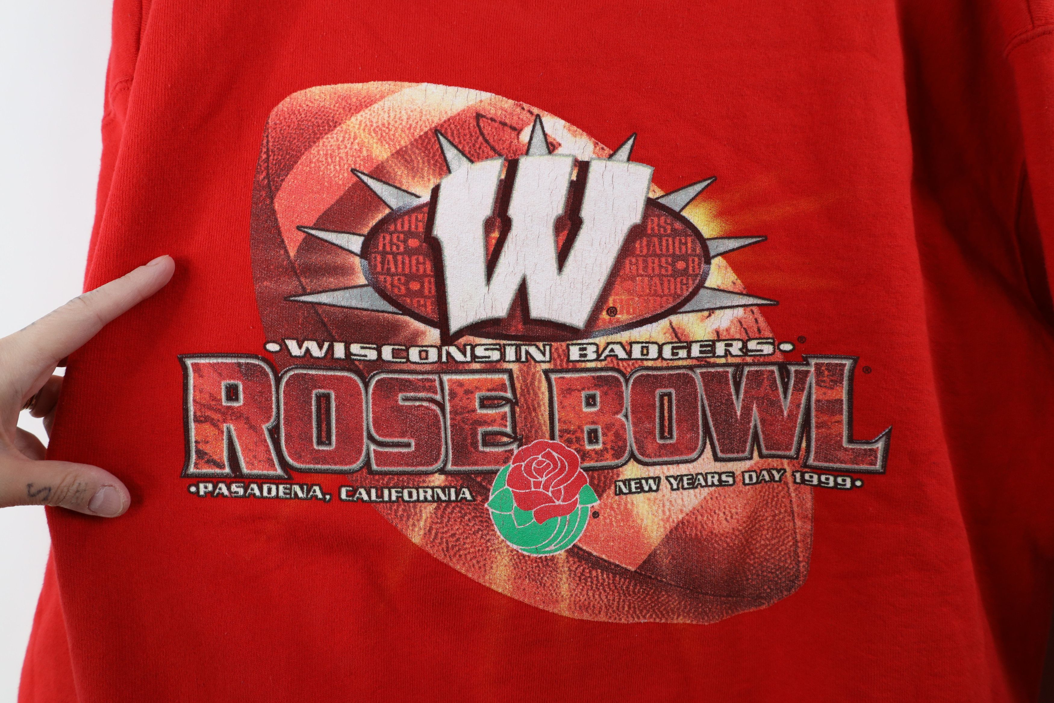 Vintage Vintage 90s Bowl University of Wisconsin Football Sweatshirt Size US XL / EU 56 / 4 - 4 Thumbnail