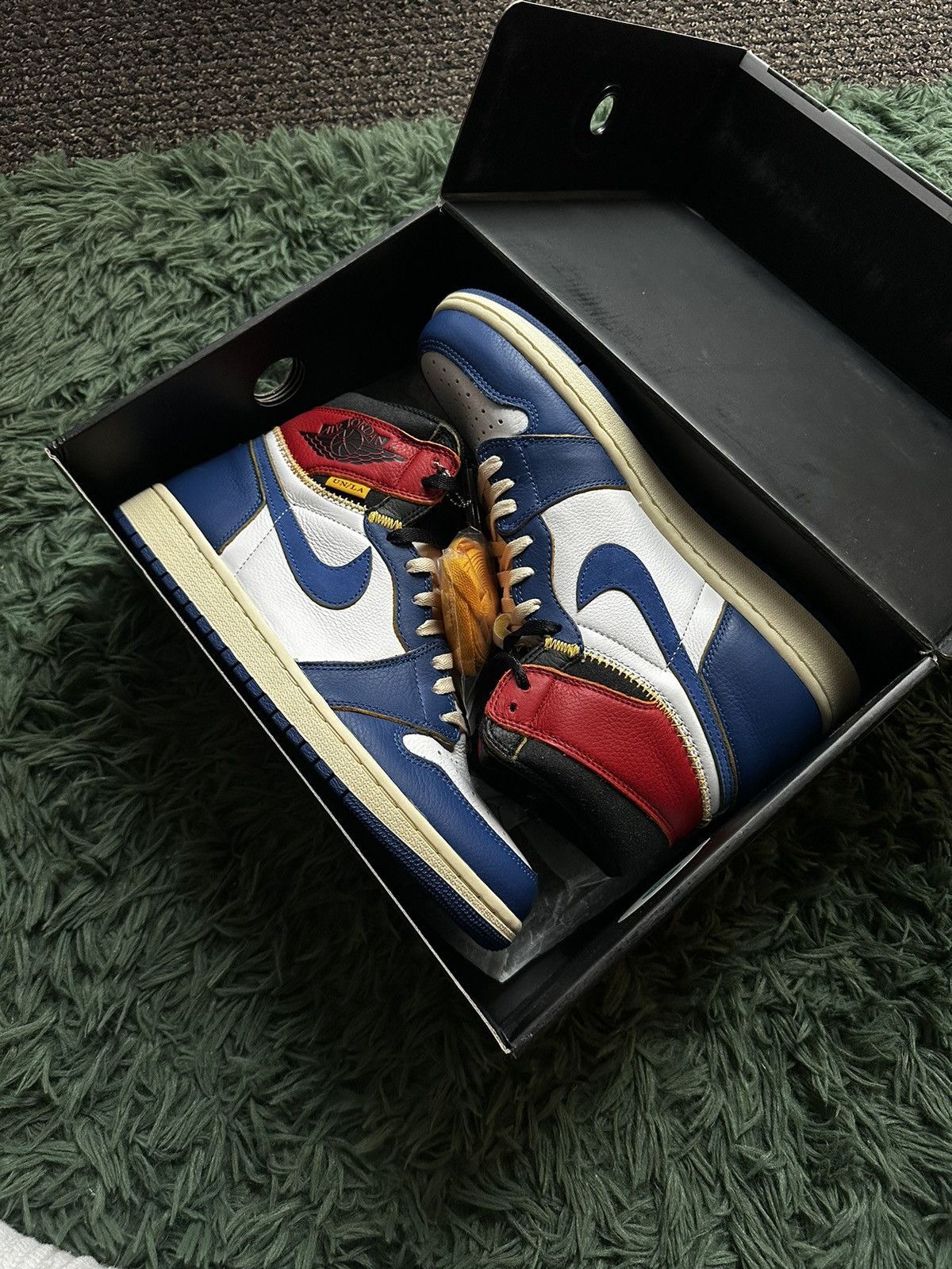 Jordan Brand 10.5 Union LA x Air Jordan 1 Retro High NRG Storm Blue Grailed