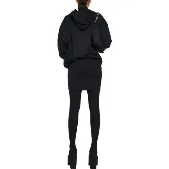 Balenciaga o1in1g0725 Outside Loop Zip-up Hoodie Small Fit in Black Size M / US 6-8 / IT 42-44 - 5 Thumbnail