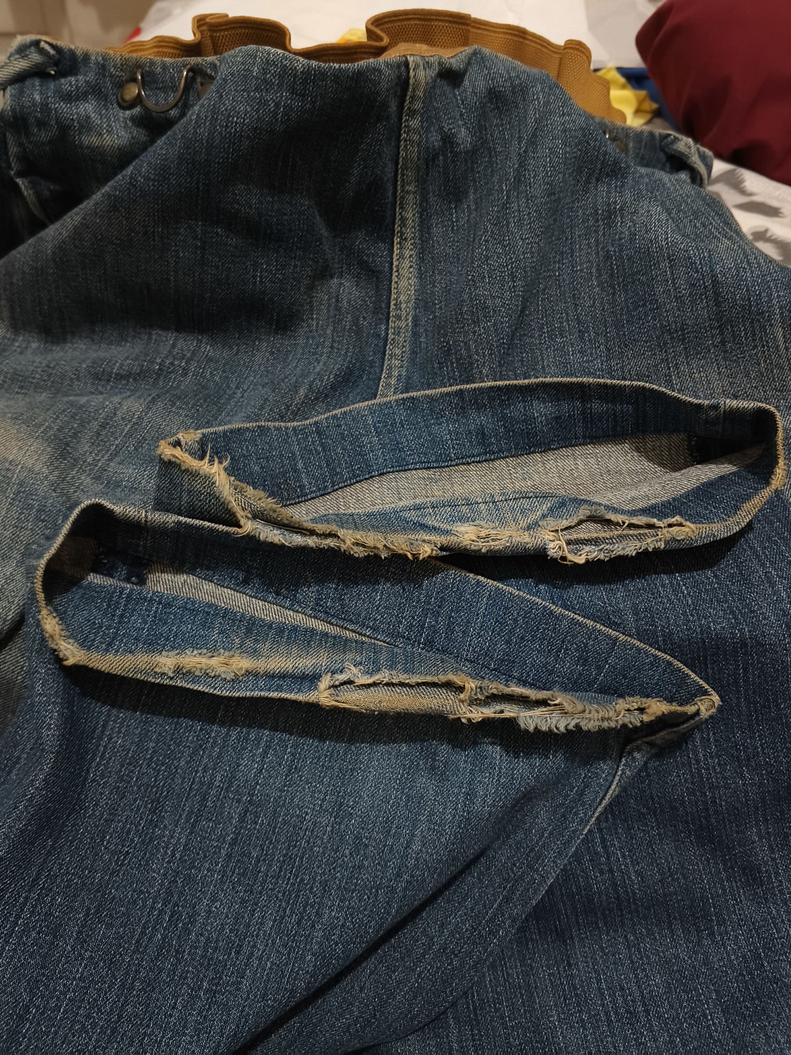 Kapital 🔥Vintage🔥 Early 00s Kapital Japan⁠ Indigo Wide Leg Denim Size US 34 / EU 50 - 9 Thumbnail
