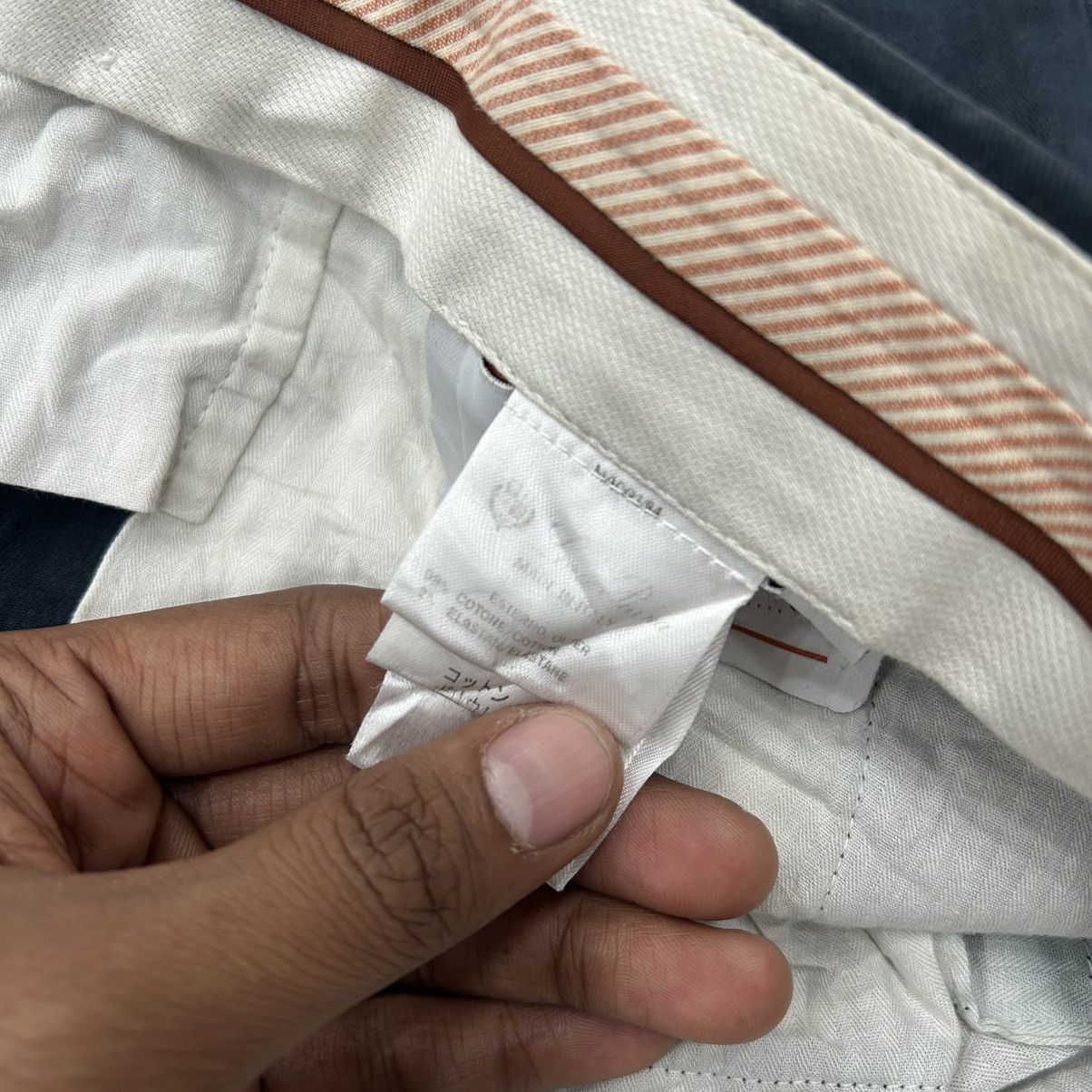 Loro Piana Vintage Loro Piana Chino Pants Cotton Blue Size US 36 / EU 52 - 11 Thumbnail